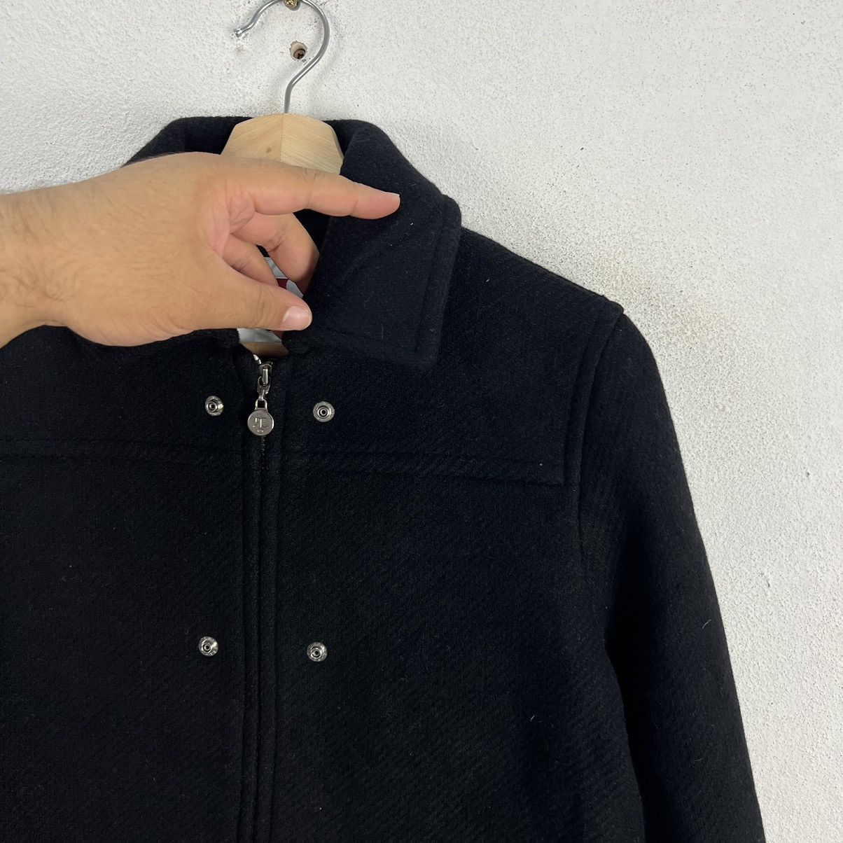 Courreges ICONIC BLACK COURREGES LONG WOOL JACKET Size US M / EU 48-50 / 2 - 5 Thumbnail