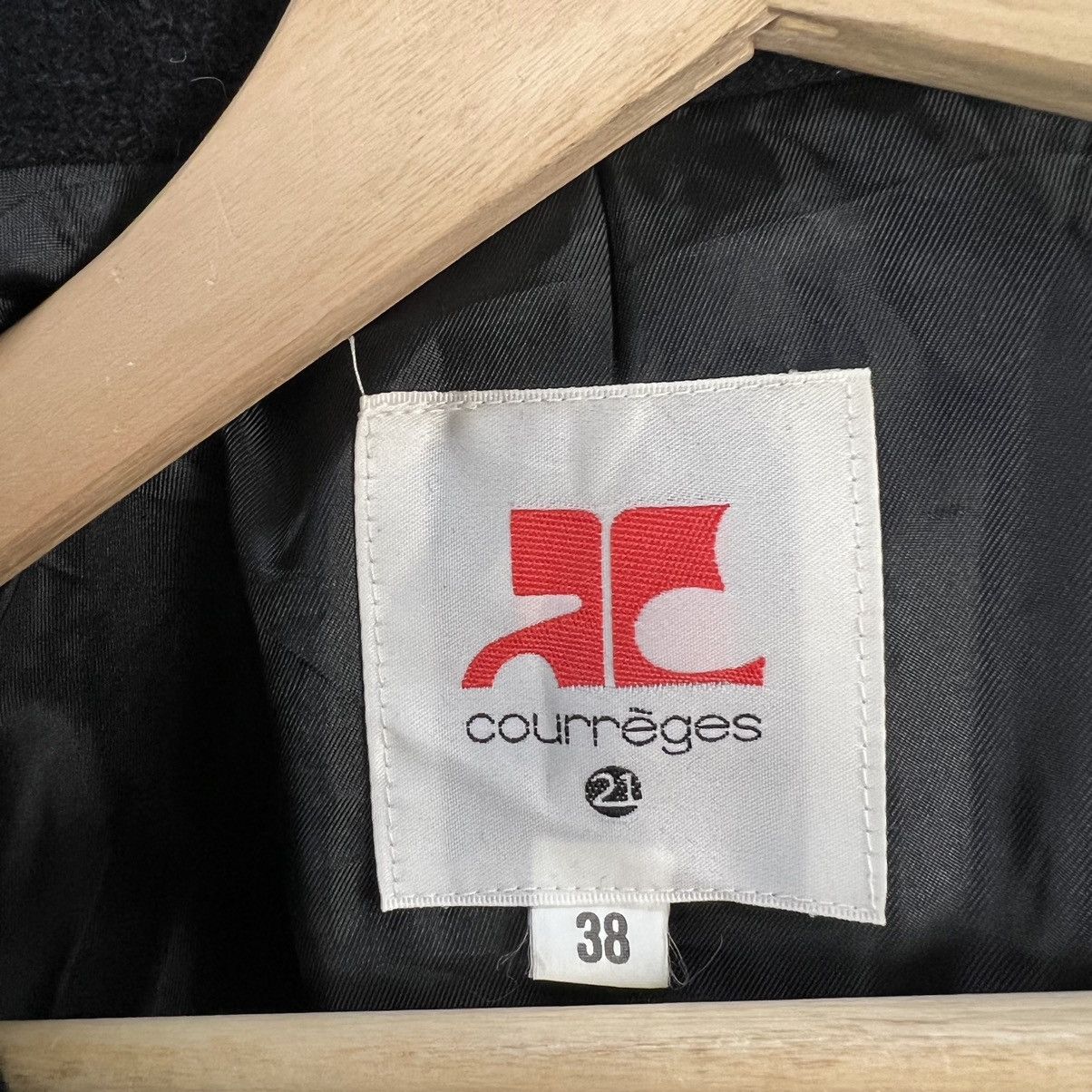 Courreges ICONIC BLACK COURREGES LONG WOOL JACKET Size US M / EU 48-50 / 2 - 10 Thumbnail