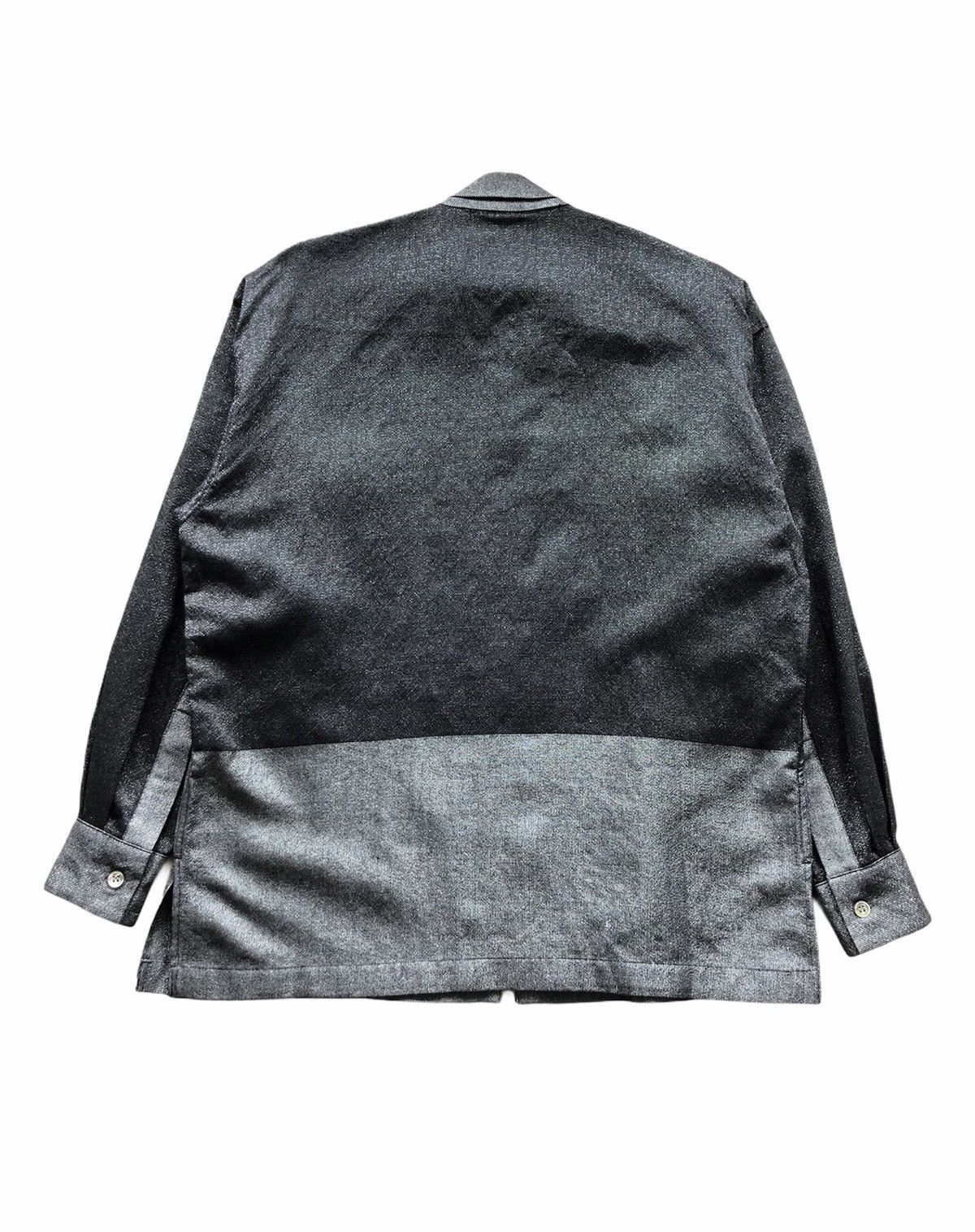 Issey Miyake 1980s Issey Miyake Design Studio Two Tone Lightweight Jacket Size US M / EU 48-50 / 2 - 2 Thumbnail