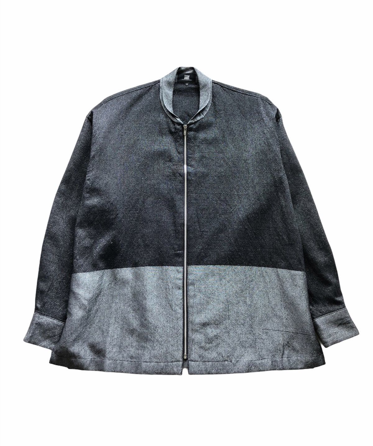 Issey Miyake 1980s Issey Miyake Design Studio Two Tone Lightweight Jacket Size US M / EU 48-50 / 2 - 1 Thumbnail