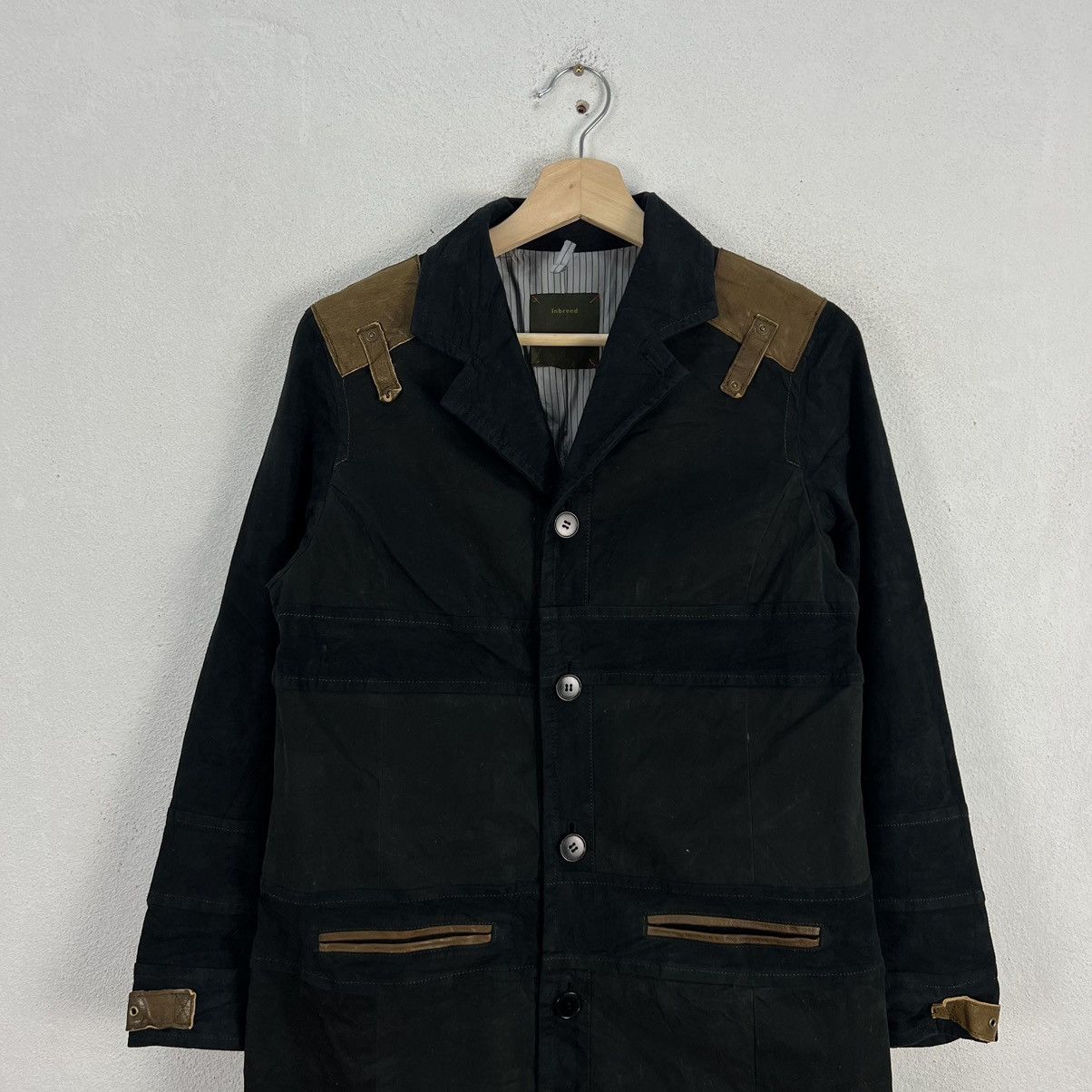 Japanese Brand VINTAGE INBREED LONG JACKET MADE IN JAPAN Size US M / EU 48-50 / 2 - 4 Thumbnail