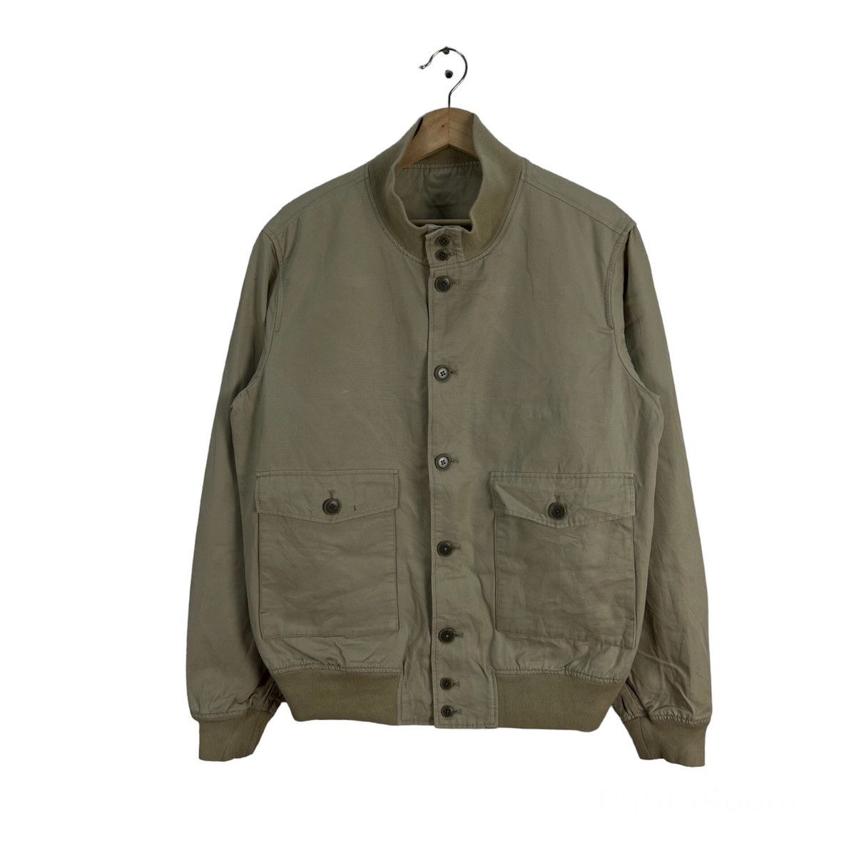 Japanese Brand VINTAGE LIGHT BOMBER JACKET PBI JAPAN INSPIRED ISSEY MIYAKE Size US L / EU 52-54 / 3 - 1 Thumbnail