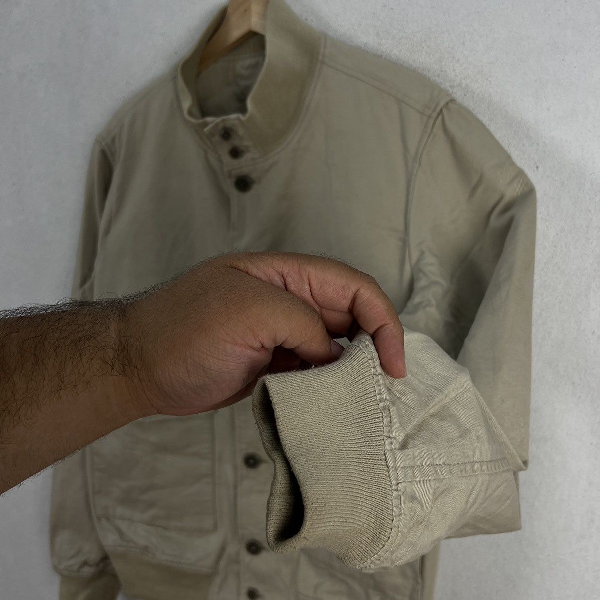 Japanese Brand VINTAGE LIGHT BOMBER JACKET PBI JAPAN INSPIRED ISSEY MIYAKE Size US L / EU 52-54 / 3 - 6 Thumbnail