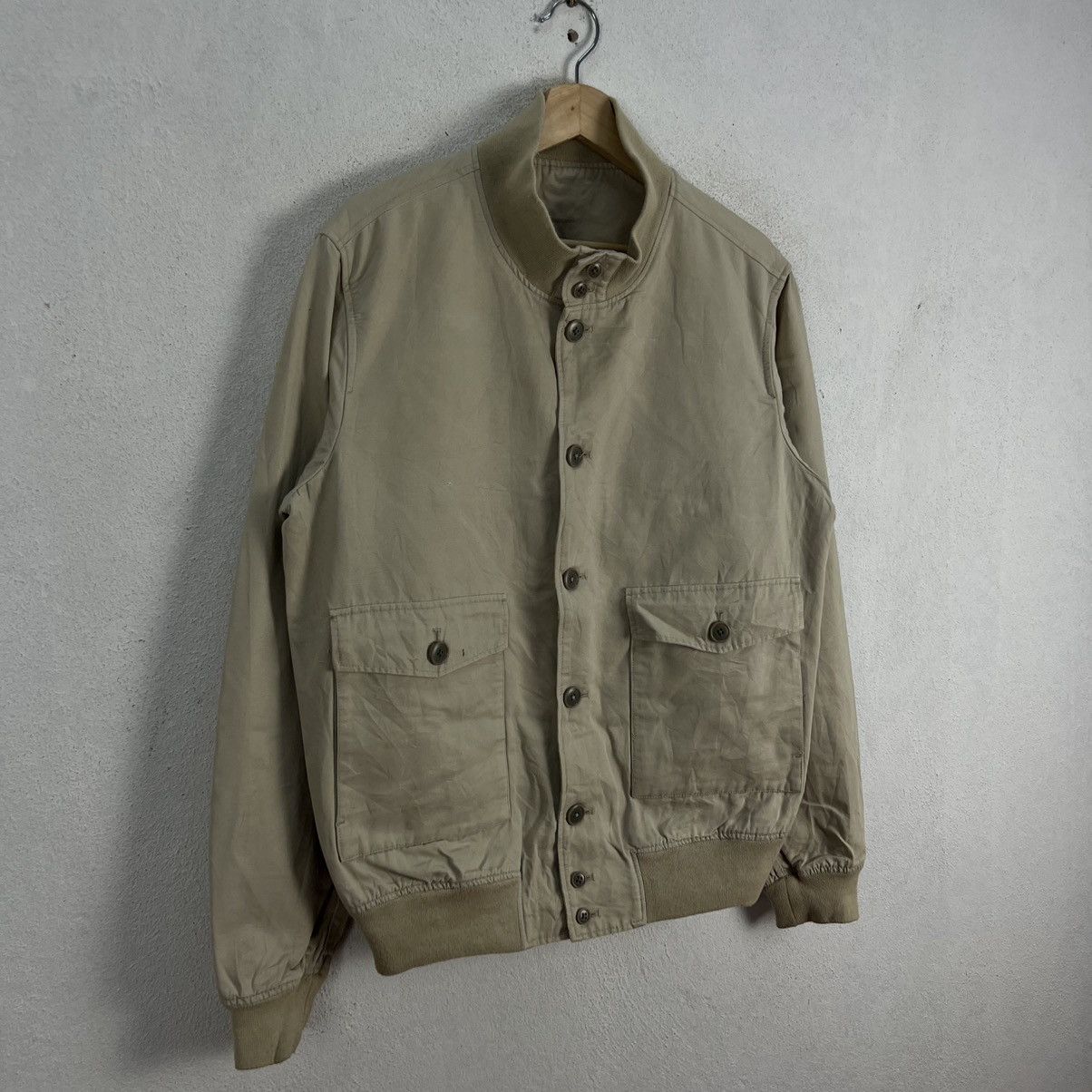 Japanese Brand VINTAGE LIGHT BOMBER JACKET PBI JAPAN INSPIRED ISSEY MIYAKE Size US L / EU 52-54 / 3 - 2 Thumbnail