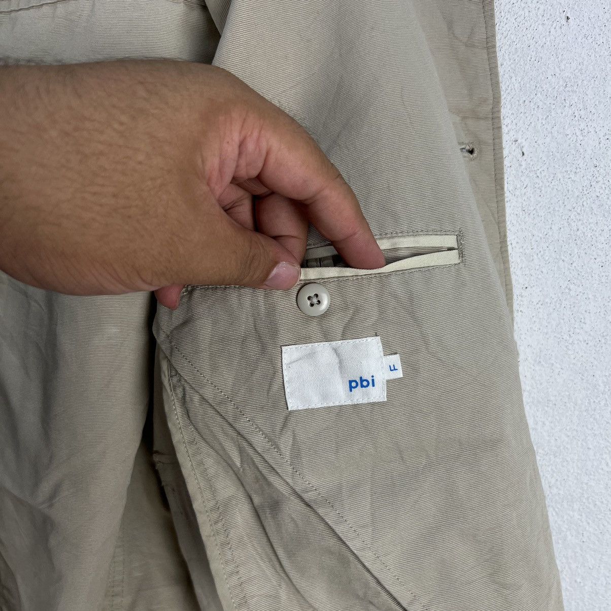 Japanese Brand VINTAGE LIGHT BOMBER JACKET PBI JAPAN INSPIRED ISSEY MIYAKE Size US L / EU 52-54 / 3 - 9 Thumbnail