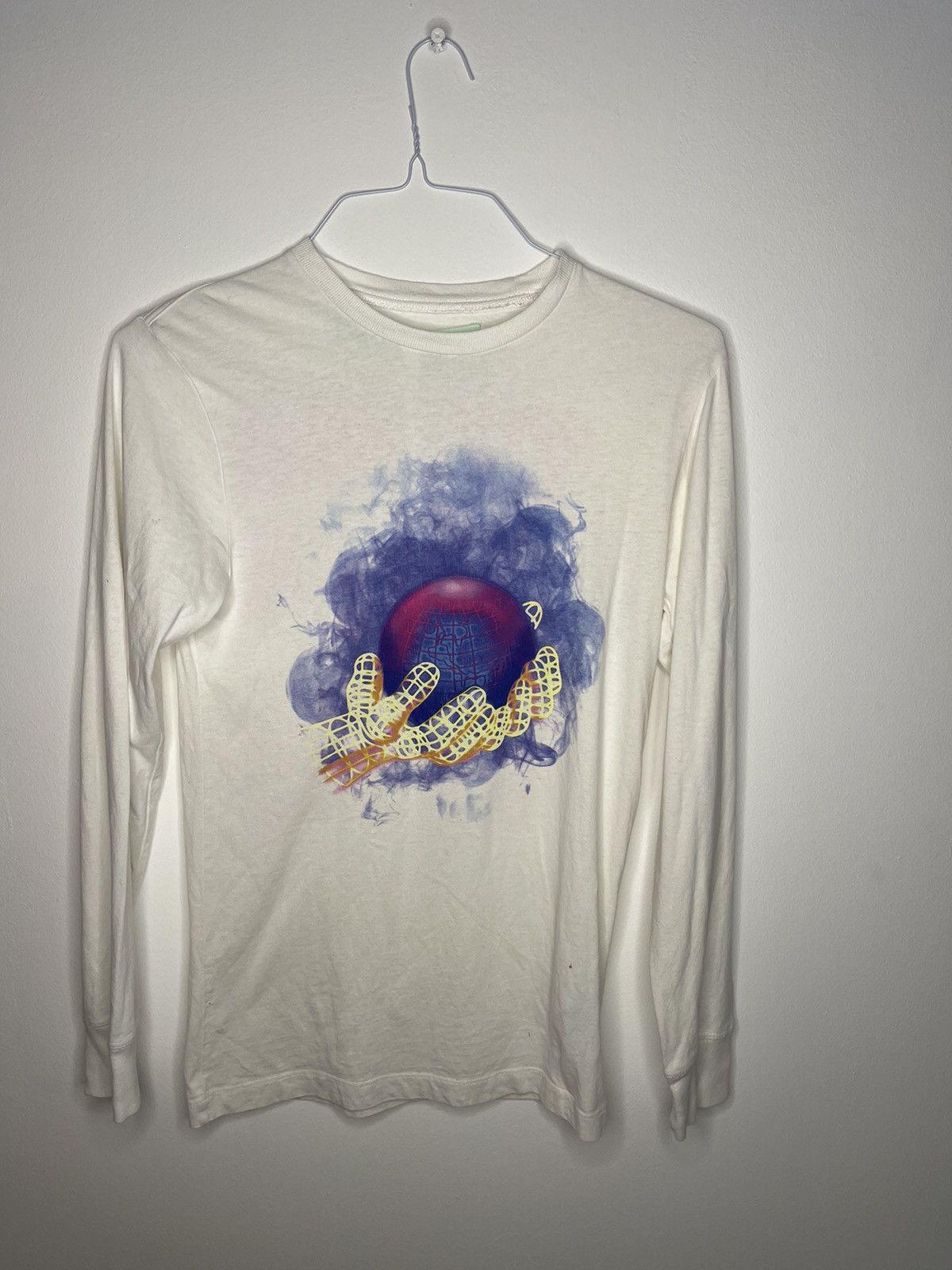 Off-White Off white world hand TEE Size US S / EU 44-46 / 1 - 4 Thumbnail
