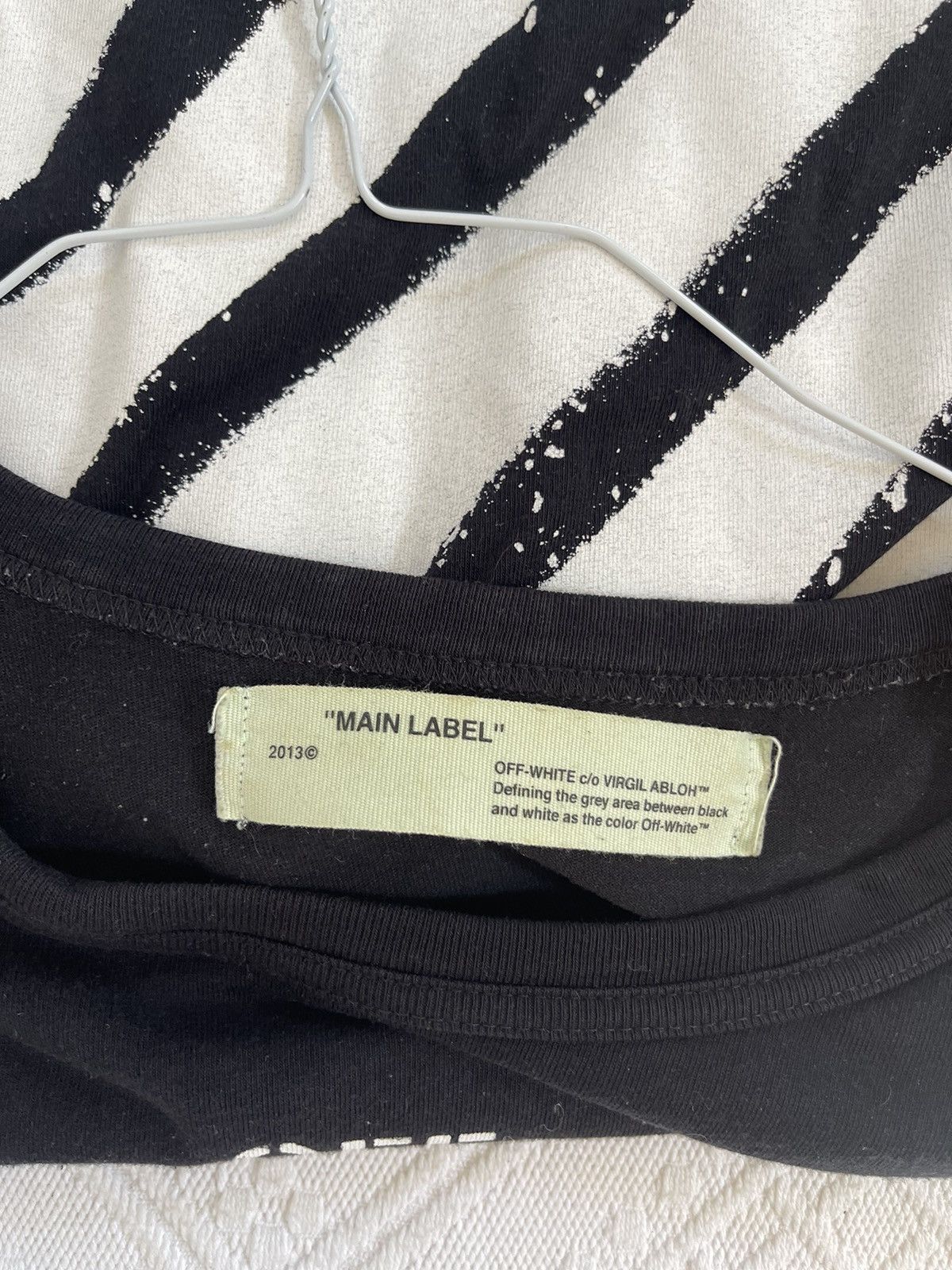 Off white spray paint Long sleeve shirt