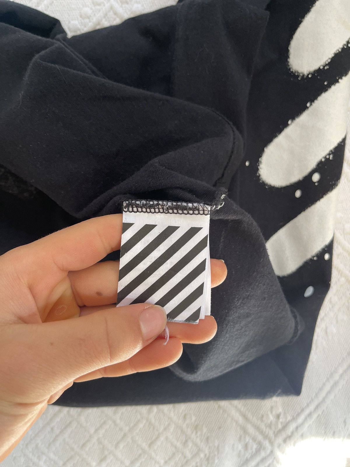 Off white spray paint Long sleeve shirt