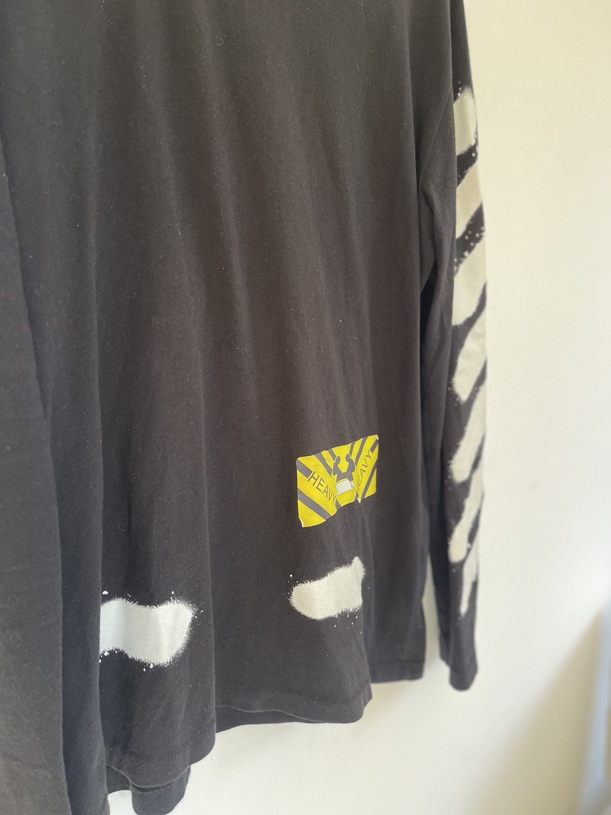 Off white spray paint Long sleeve shirt