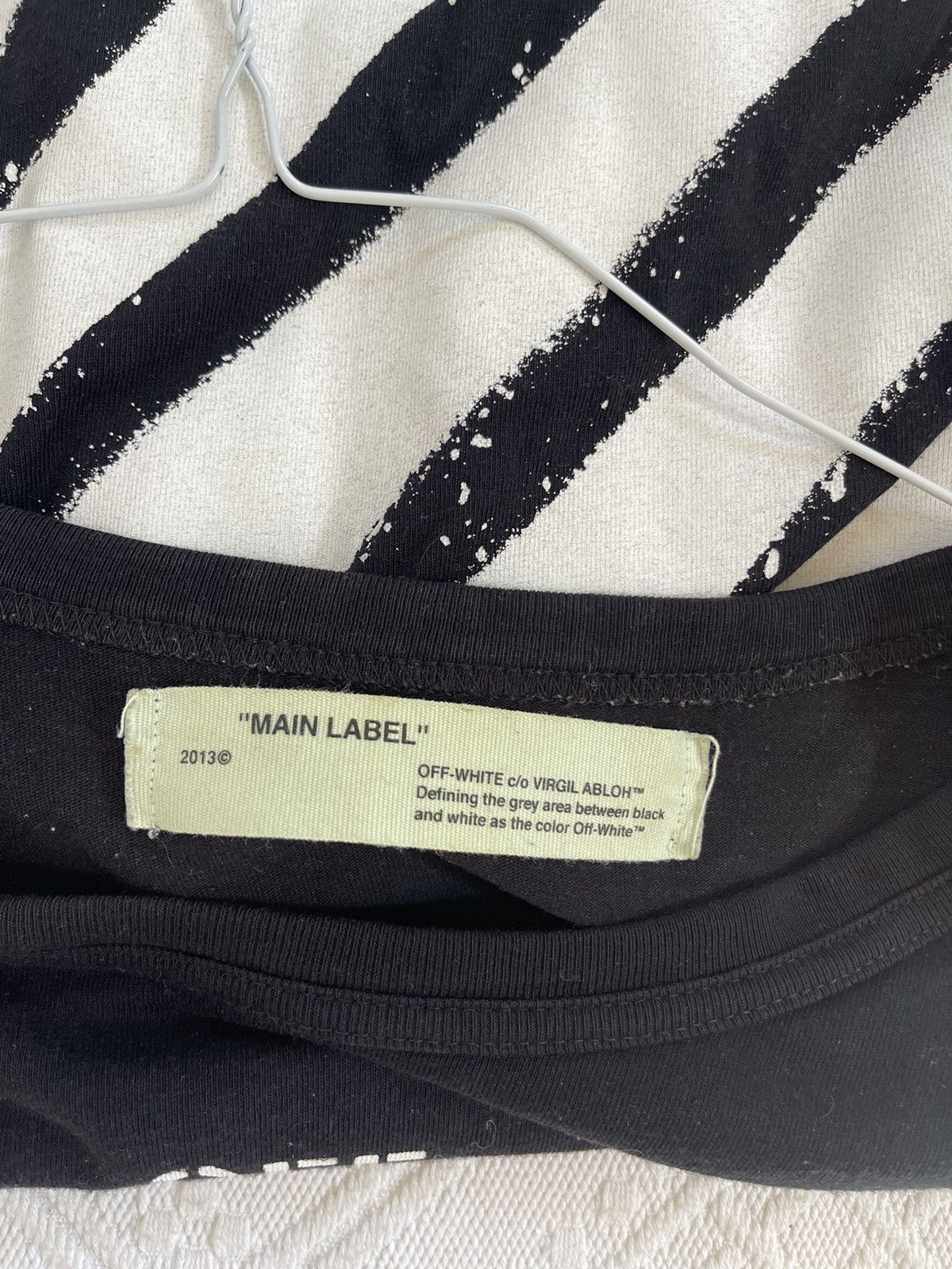 Off white spray paint Long sleeve shirt