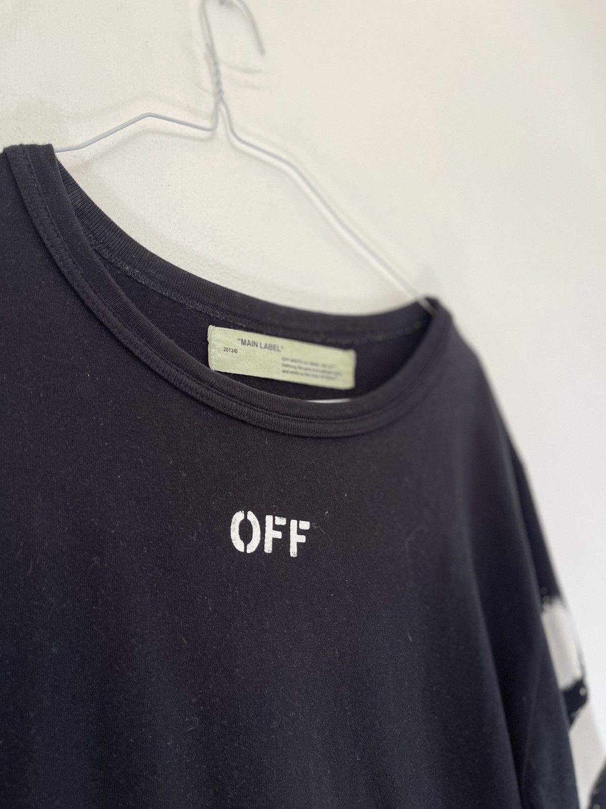 Off white spray paint Long sleeve shirt