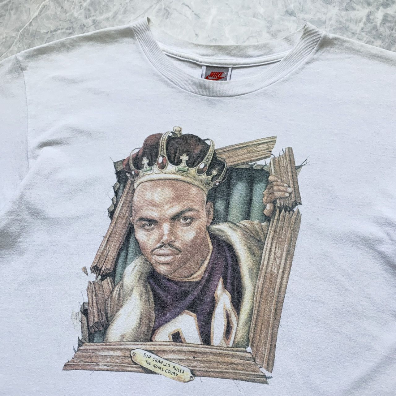NBA × Nike × Vintage VTG 90s NBA NIKE CHARLES BARKLEY SUNS T-SHIRT MADE IN USA Size US M / EU 48-50 / 2 - 3 Thumbnail