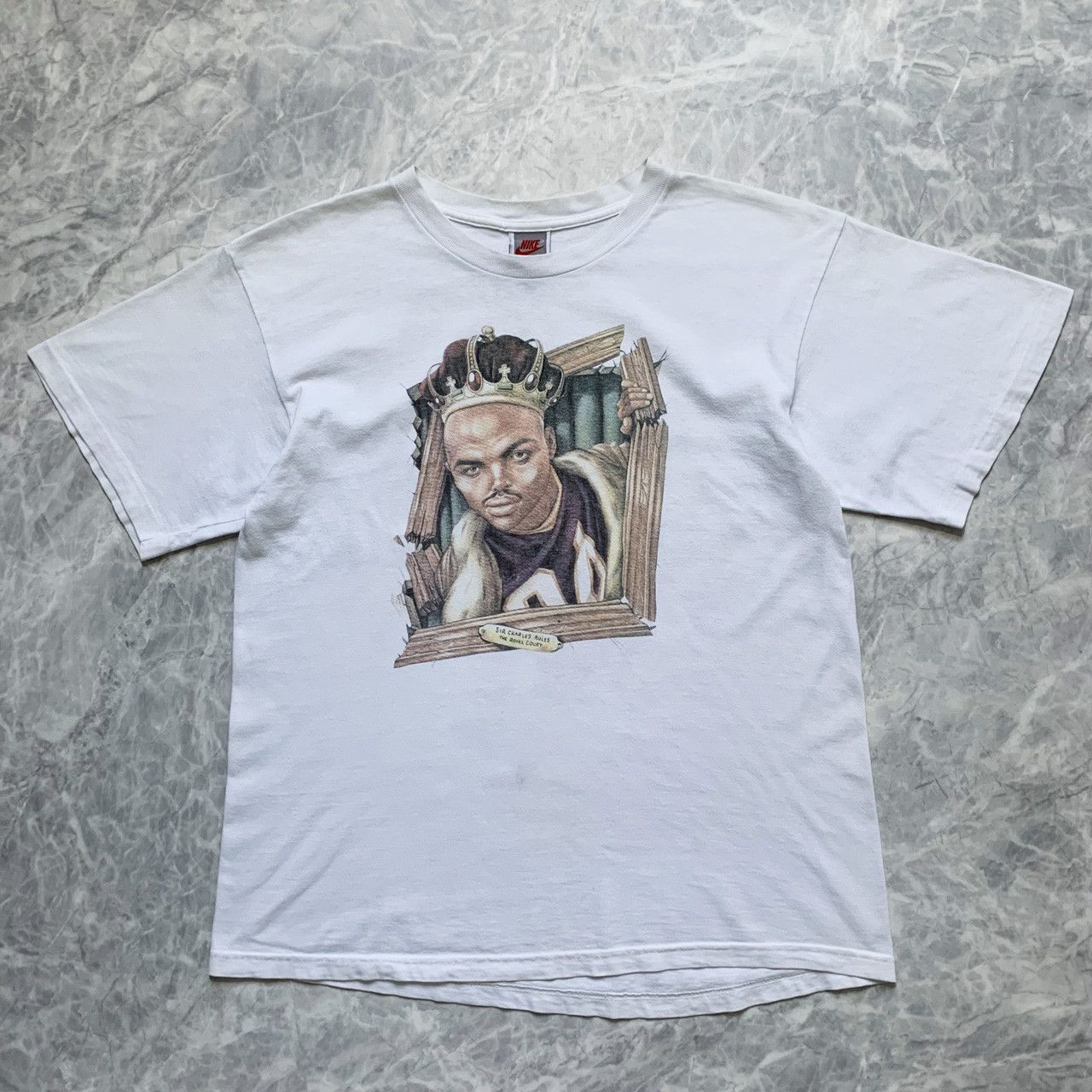 NBA × Nike × Vintage VTG 90s NBA NIKE CHARLES BARKLEY SUNS T-SHIRT MADE IN USA Size US M / EU 48-50 / 2 - 1 Thumbnail