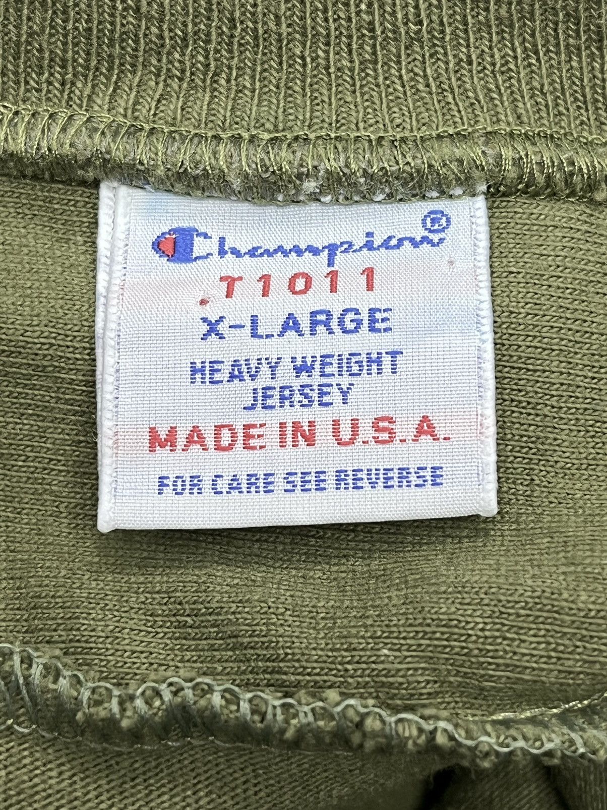Champion RARE🔥CHAMPION Made In USA Custom Printed 3 Quarter T-Shirt Size US XL / EU 56 / 4 - 6 Thumbnail