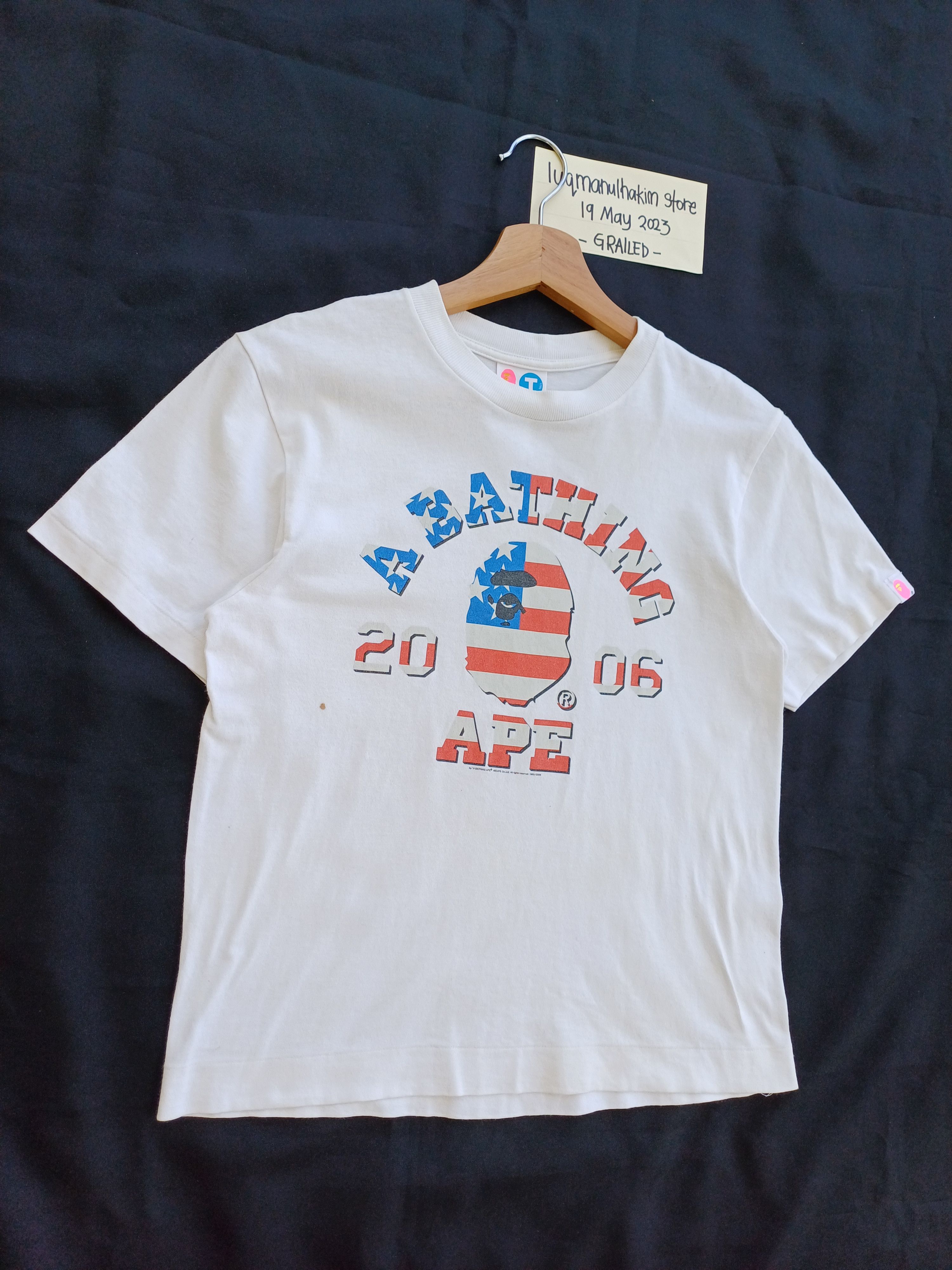 Bape 2006 Independence Day College Tee Size S / US 4 / IT 40 - 3 Thumbnail
