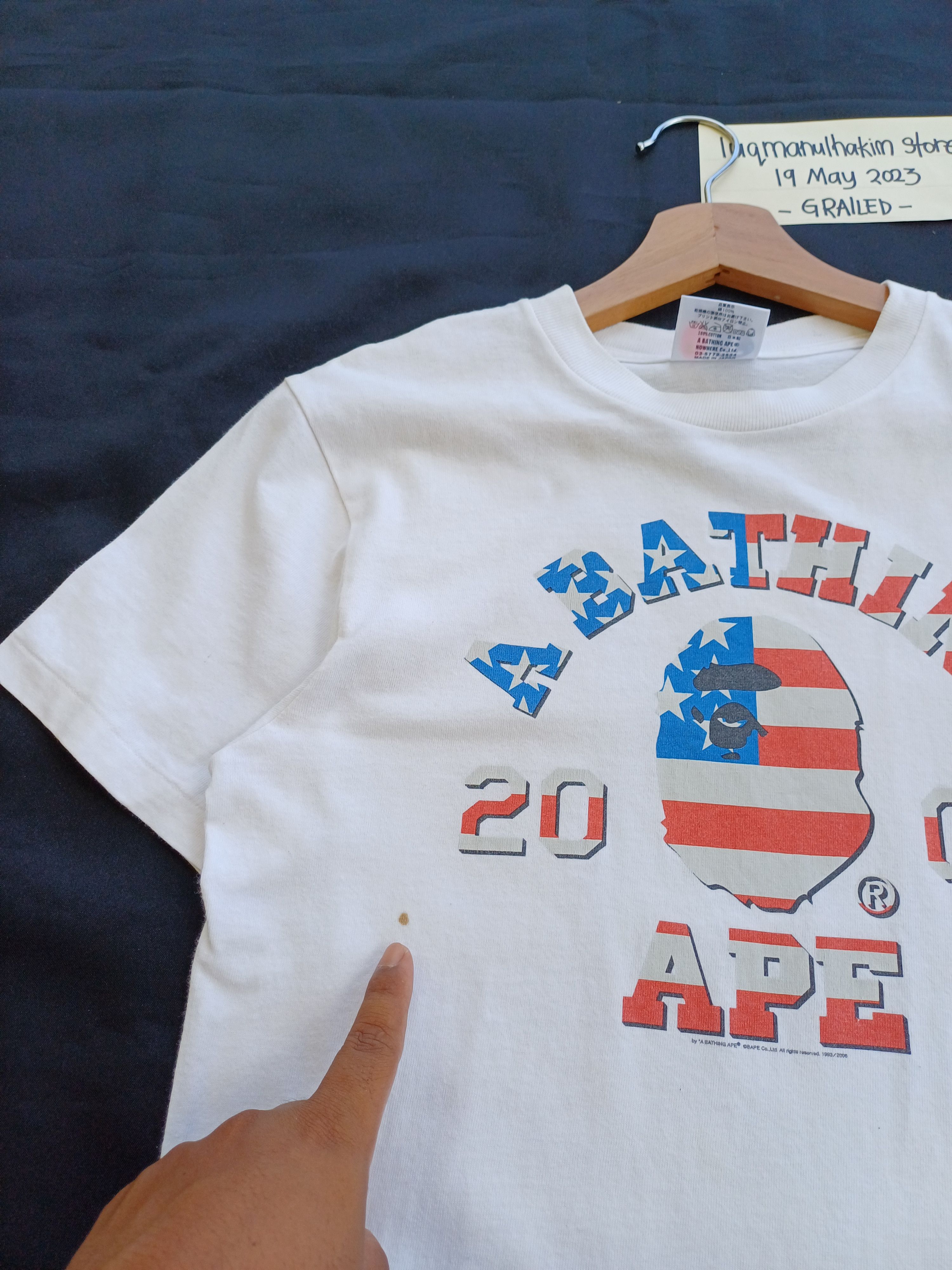 Bape 2006 Independence Day College Tee Size S / US 4 / IT 40 - 14 Thumbnail