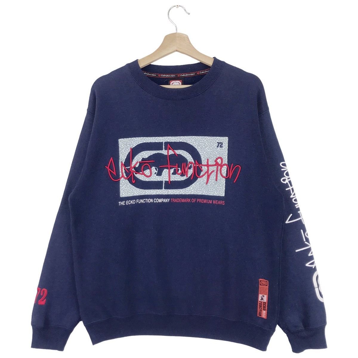 Ecko Unltd. Vintage Ecko Function Embroidered Logo Sweatshirts Size US M / EU 48-50 / 2 - 1 Thumbnail