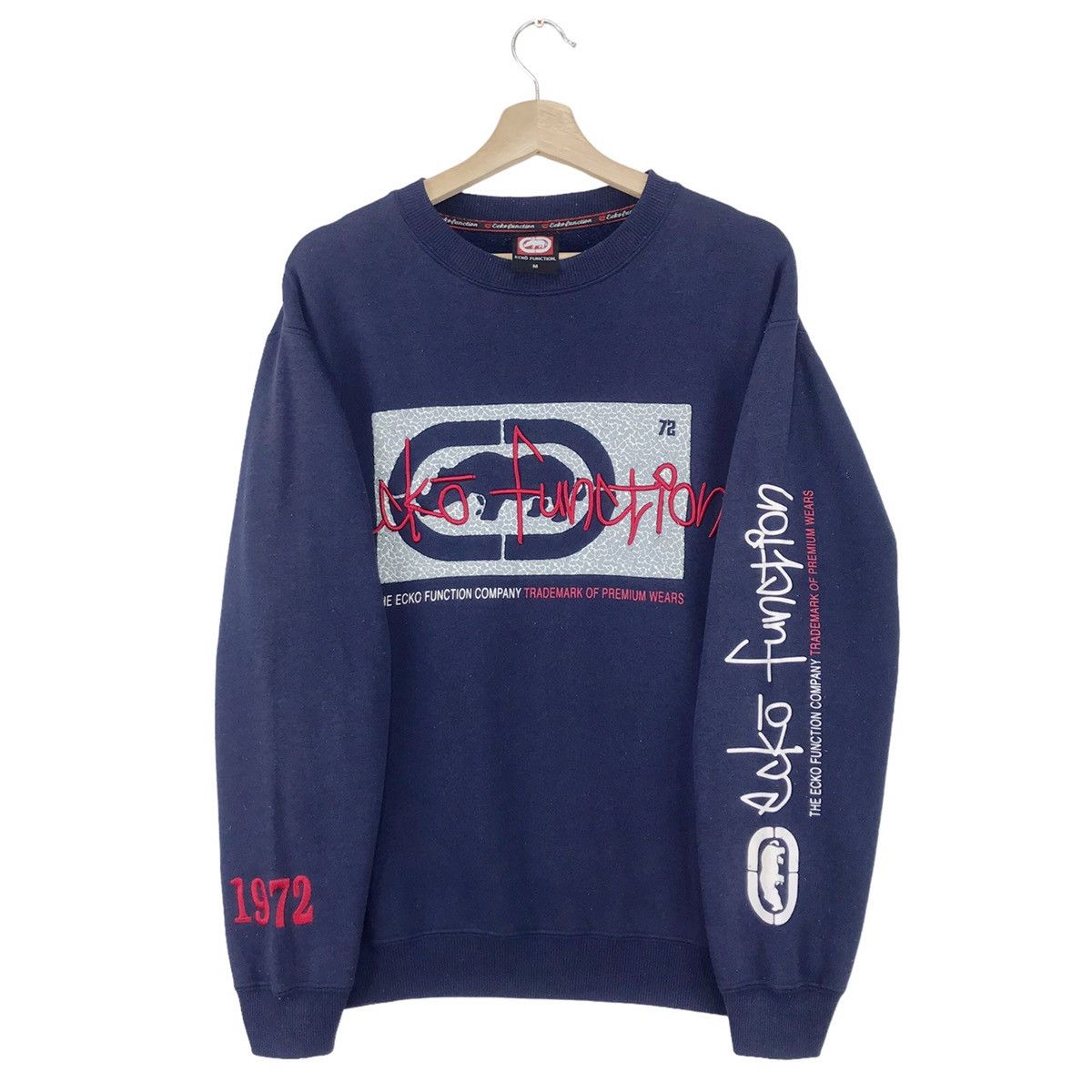 Ecko Unltd. Vintage Ecko Function Embroidered Logo Sweatshirts Size US M / EU 48-50 / 2 - 6 Thumbnail