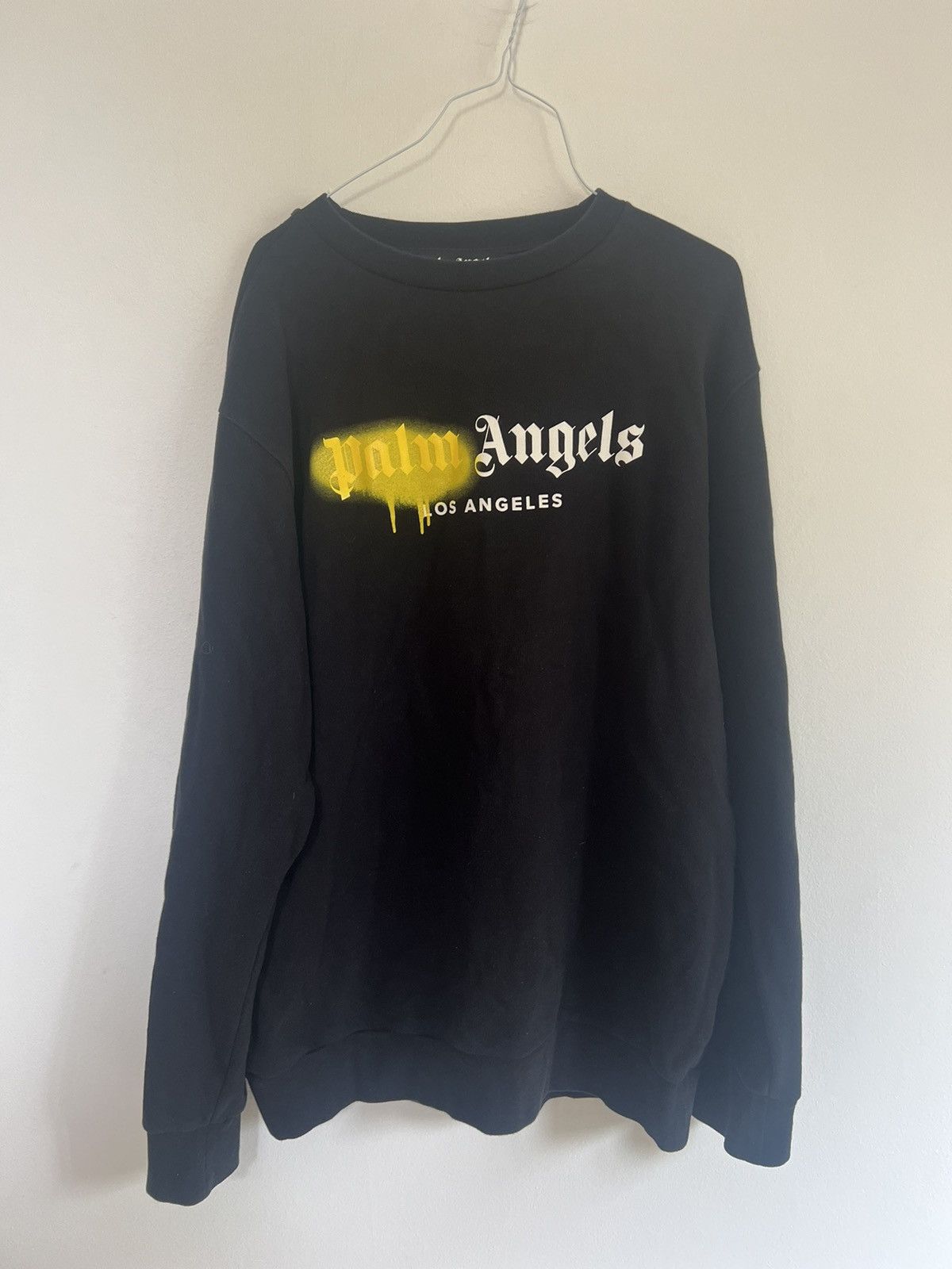 Palm Angels Palm angels Los Angels sprayed Logo sweatshirt Size US L / EU 52-54 / 3 - 1 Thumbnail