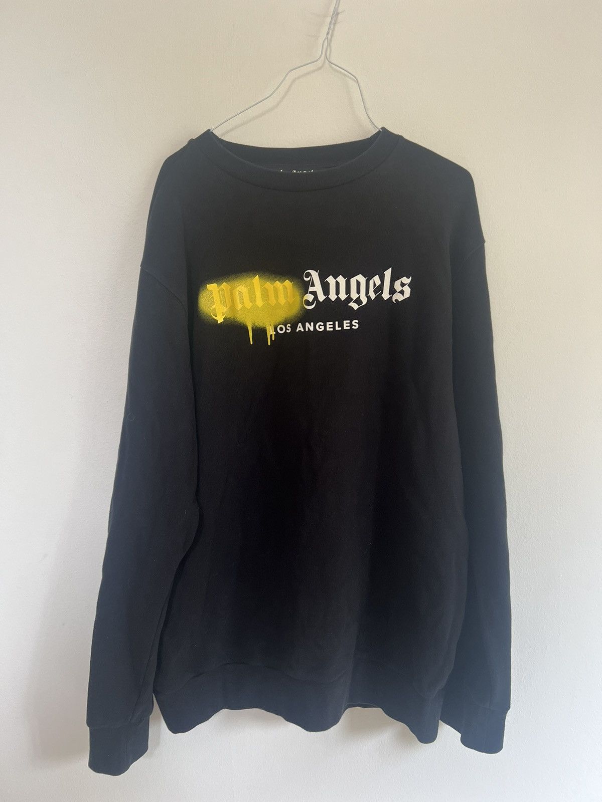 Palm Angels Palm angels Los Angels sprayed Logo sweatshirt Size US L / EU 52-54 / 3 - 3 Thumbnail