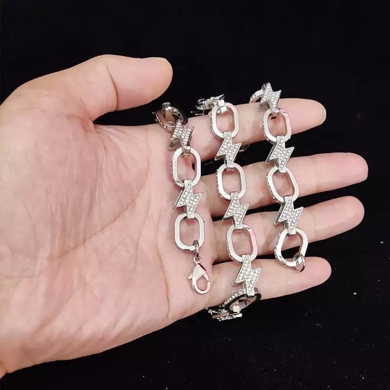 Other 13mm Width Lightning Shape Chain Necklace Size ONE SIZE - 2 Thumbnail