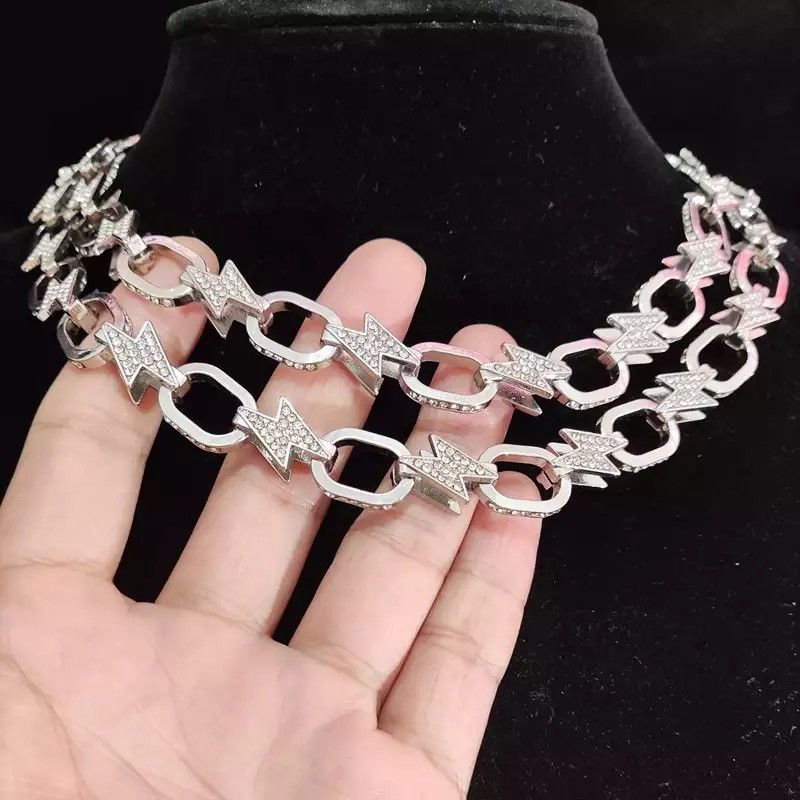 Other 13mm Width Lightning Shape Chain Necklace Size ONE SIZE - 1 Thumbnail