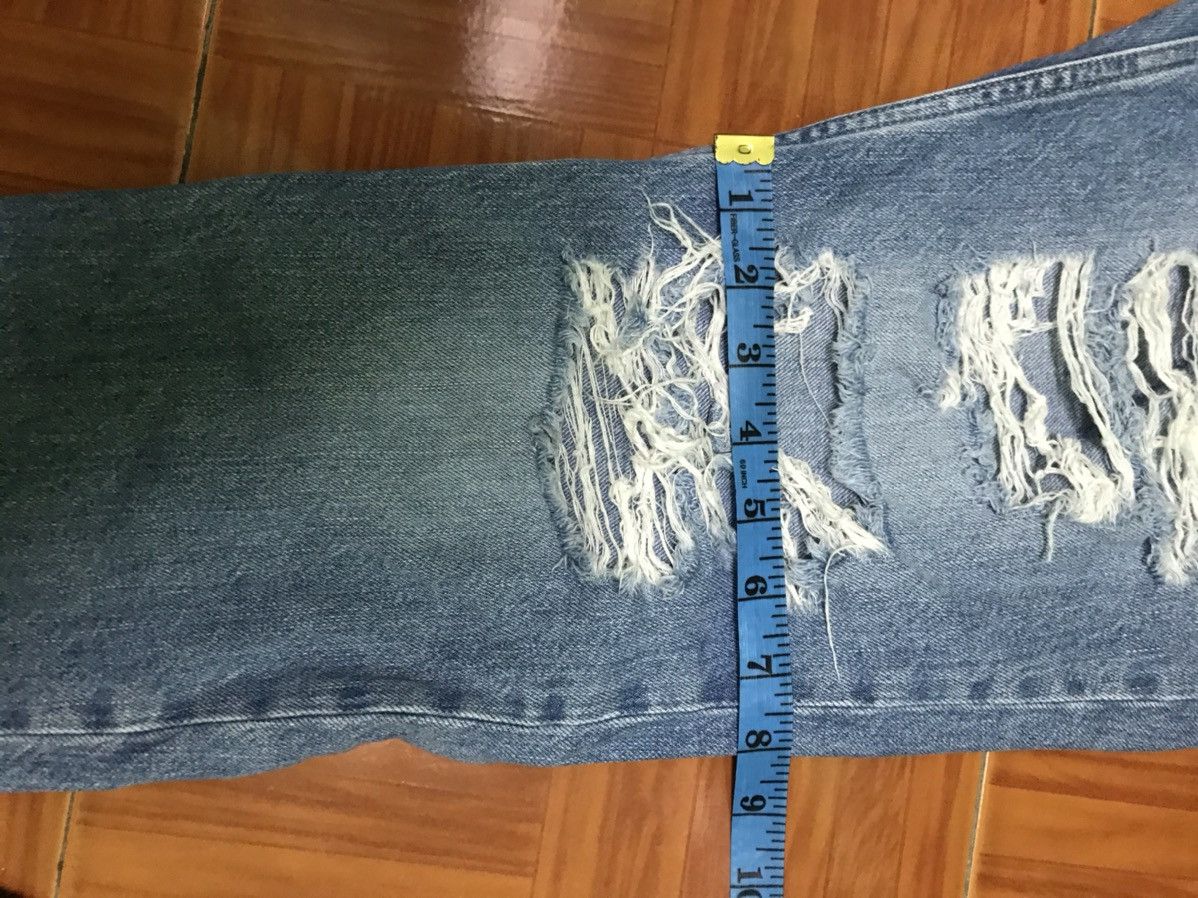 Japanese Brand “Light Blue Distressed Ripped Jeans – Casual Denim Pants” Size US 32 / EU 48 - 13 Thumbnail