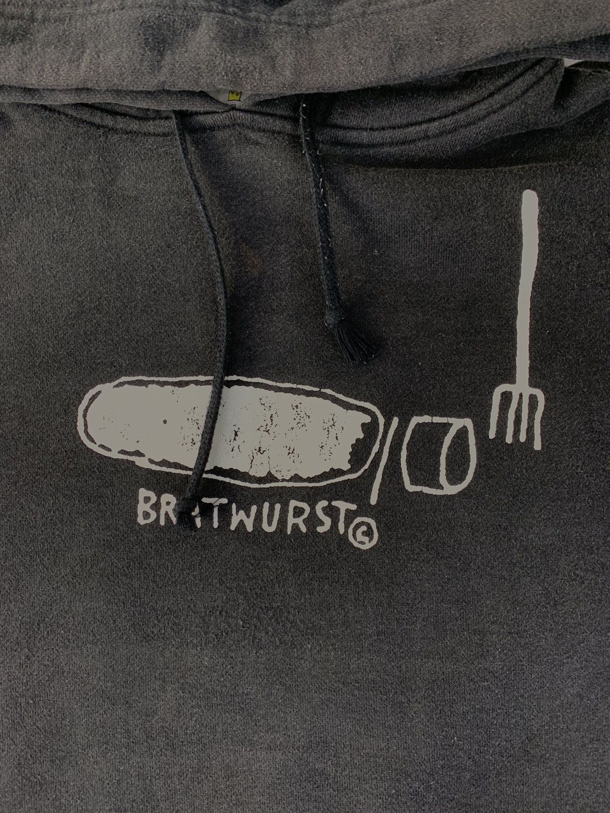 Jean-Michel Basquiat Vintage Jean Michel Basquiat Bratwurst Pull Over Hoodie Size US L / EU 52-54 / 3 - 3 Thumbnail