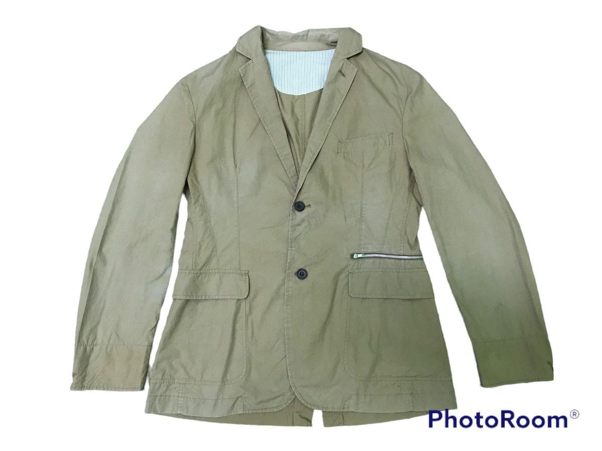 image of Ppfmvintage Ppfm Japanese Designer Brand Coat Jacket in Brown, Men's (Size Large)