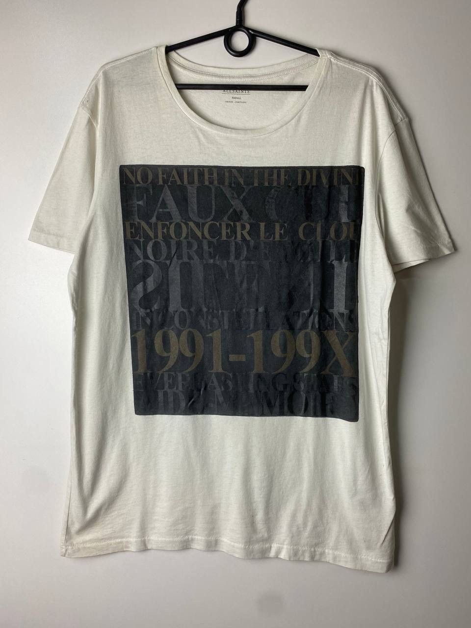 Vintage Allsaints luxury t-shirt size S Size US S / EU 44-46 / 1 - 1 Thumbnail