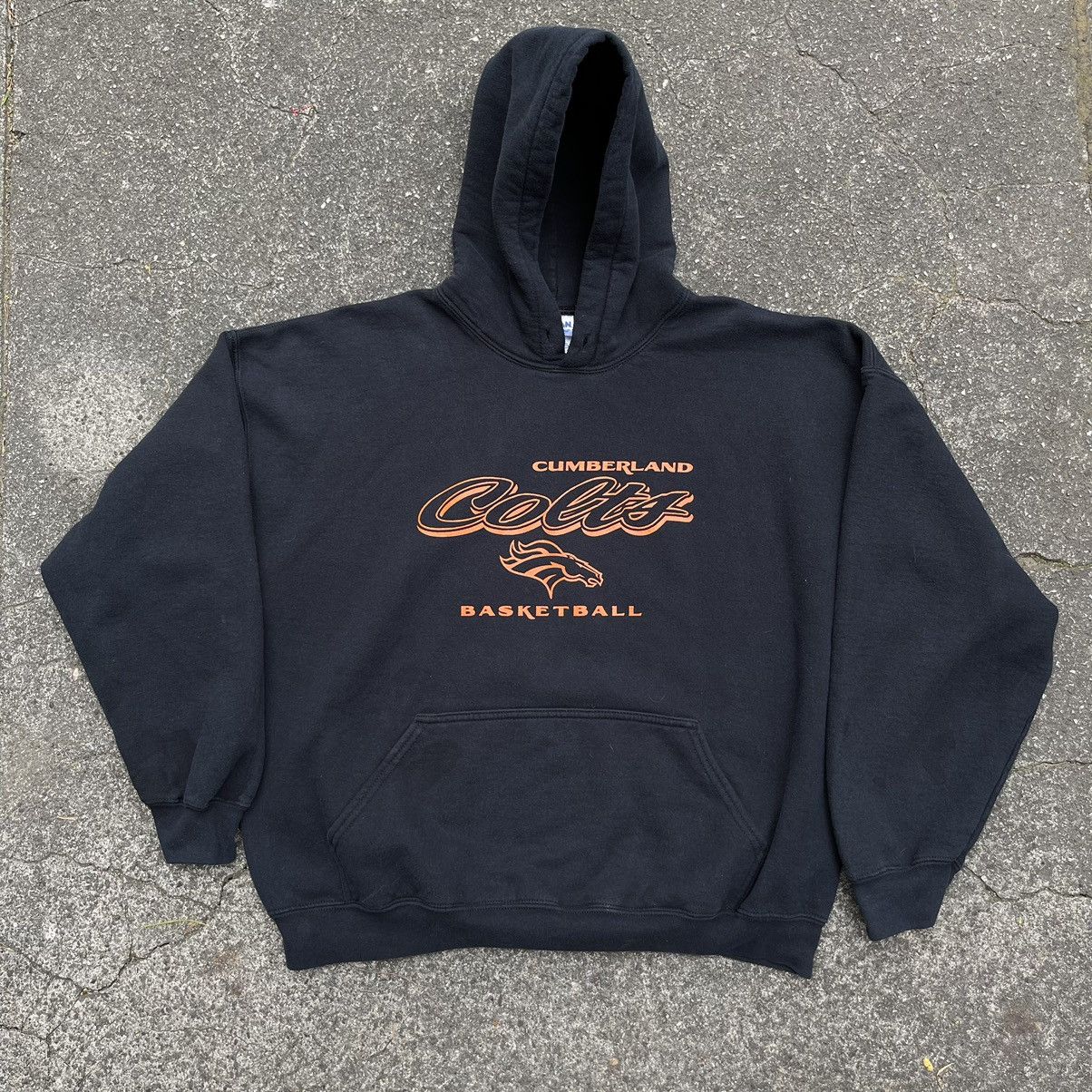 Gildan Vintage Black Hoodie | Grailed