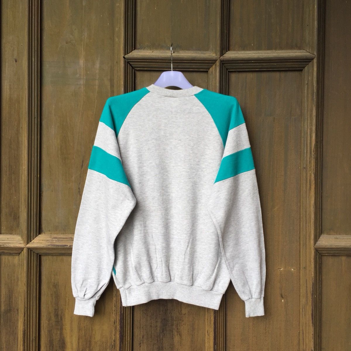 Vintage vintage 90s Colour Block sweatshirt.. plain colour Size US M / EU 48-50 / 2 - 7 Thumbnail