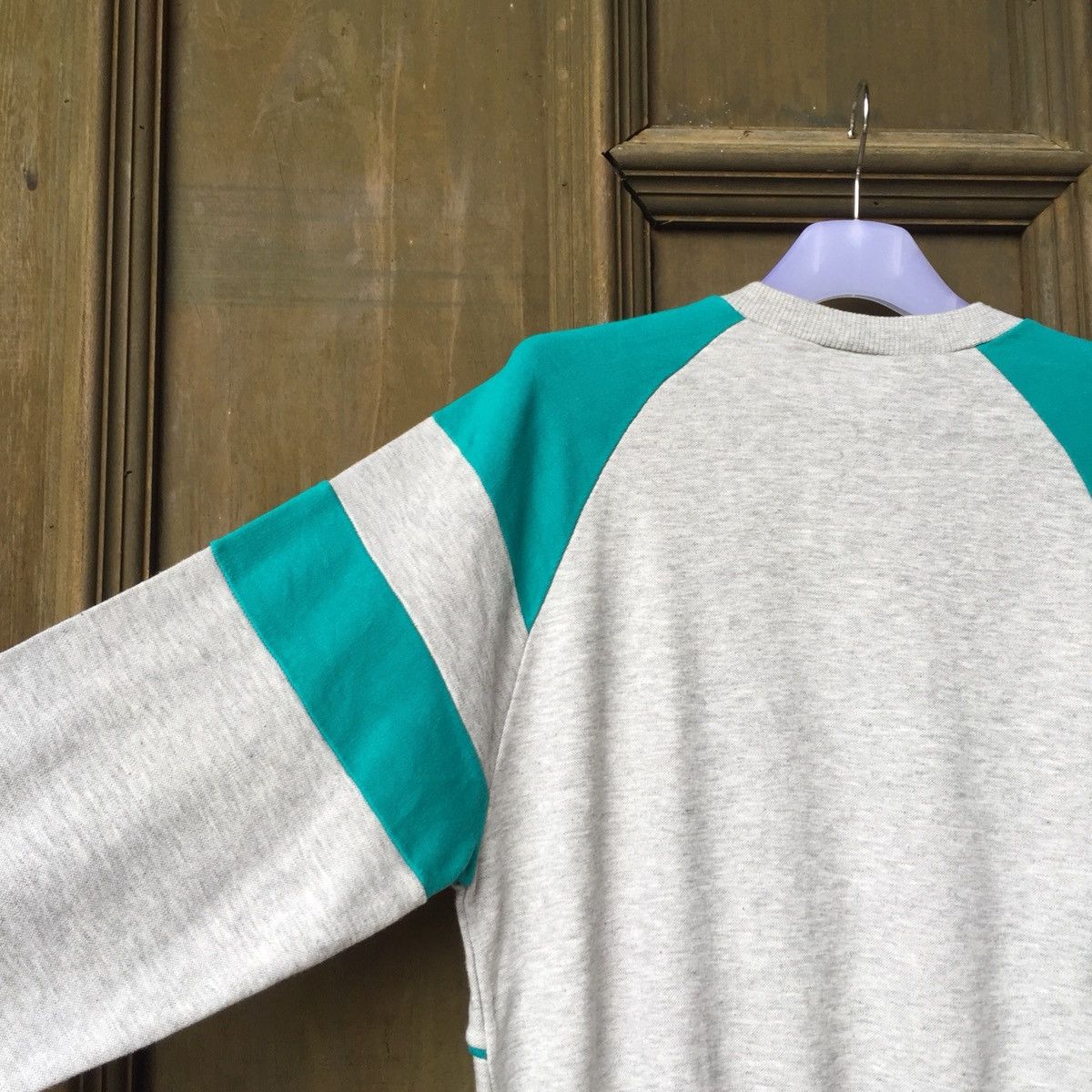 Vintage vintage 90s Colour Block sweatshirt.. plain colour Size US M / EU 48-50 / 2 - 9 Thumbnail