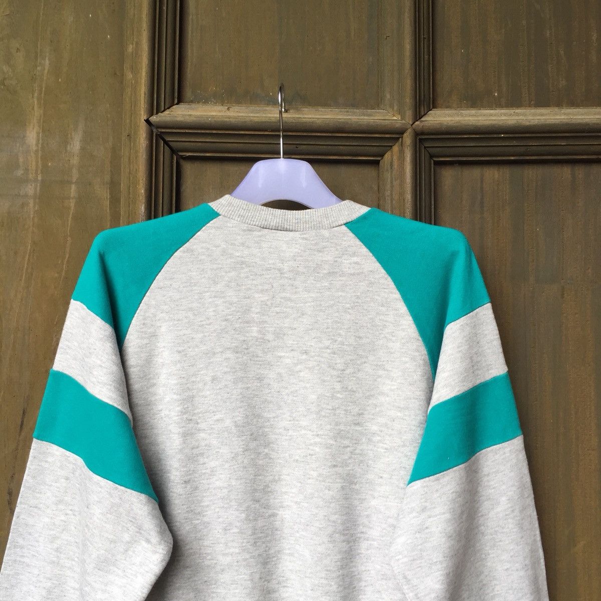 Vintage vintage 90s Colour Block sweatshirt.. plain colour Size US M / EU 48-50 / 2 - 8 Thumbnail