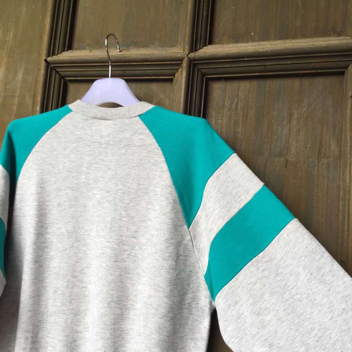 Vintage vintage 90s Colour Block sweatshirt.. plain colour Size US M / EU 48-50 / 2 - 10 Thumbnail