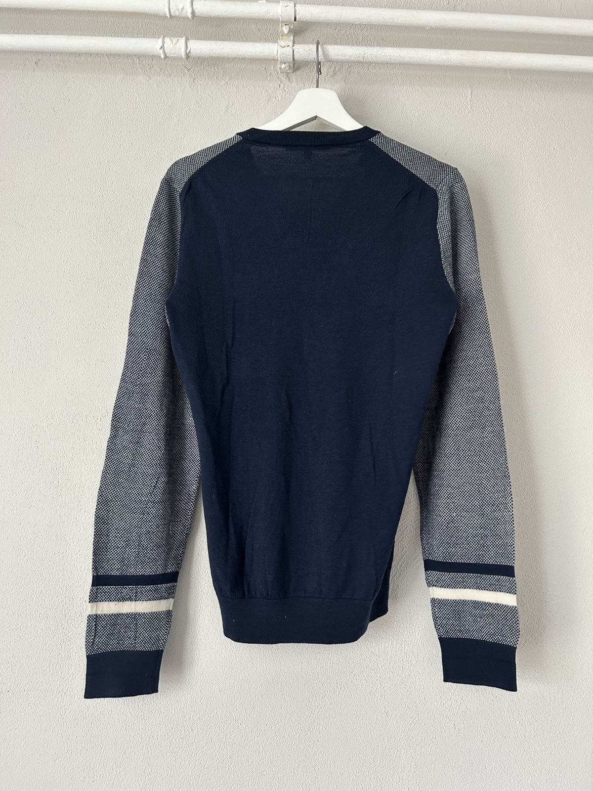 Gucci Wool/Silk Blend V-Neck Sweater Size US L / EU 52-54 / 3 - 2 Thumbnail