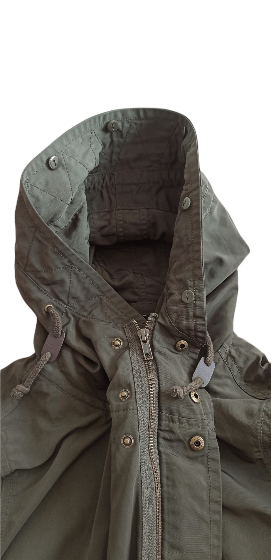 Beams Plus × Japanese Brand Rare Beams Heart Two Layer Zipper Army Green Parka Size US M / EU 48-50 / 2 - 12 Thumbnail