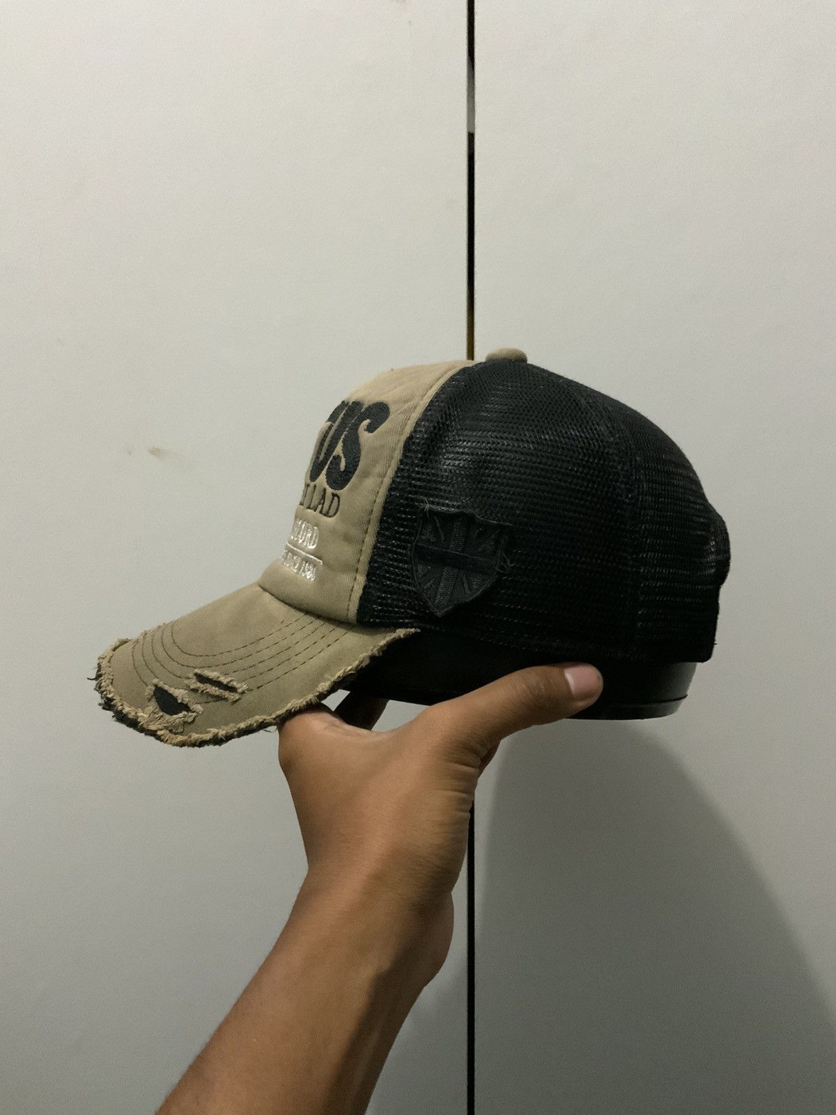 If Six Was Nine Rictus Jack the Lad Distressed Frayed Trucker hat Size ONE SIZE - 6 Thumbnail