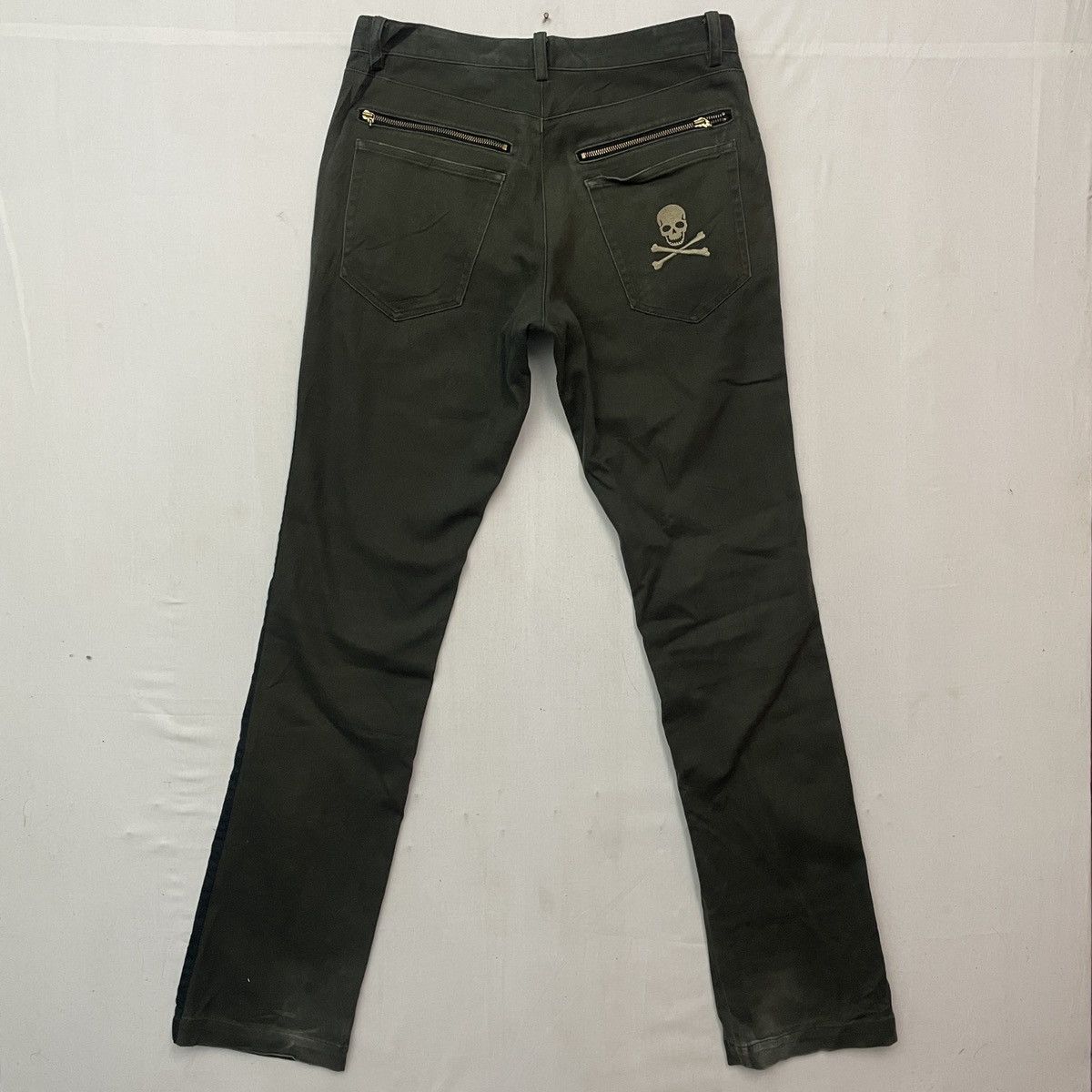 Japanese Brand Vintage LOVELESS Skull Faded Trousers Casual Pants! Size US 32 / EU 48 - 1 Thumbnail
