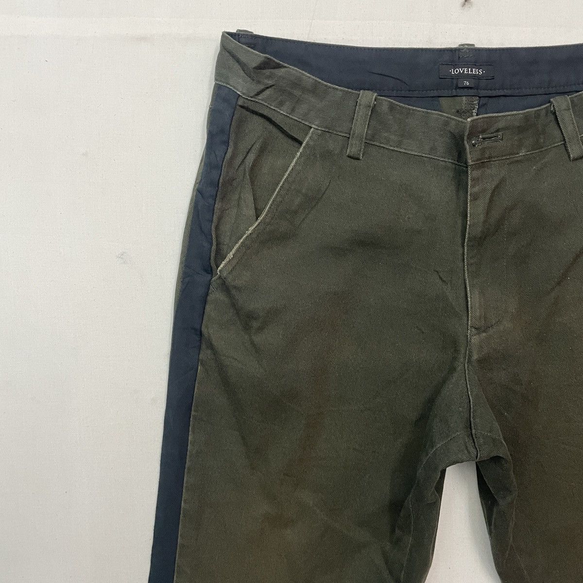 Japanese Brand Vintage LOVELESS Skull Faded Trousers Casual Pants! Size US 32 / EU 48 - 4 Thumbnail
