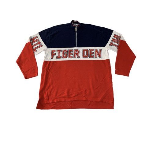 Tommy Hilfiger Tommy Hilfiger Denim Spell Out Big Logo Color Block Size US XL / EU 56 / 4 - 1 Thumbnail