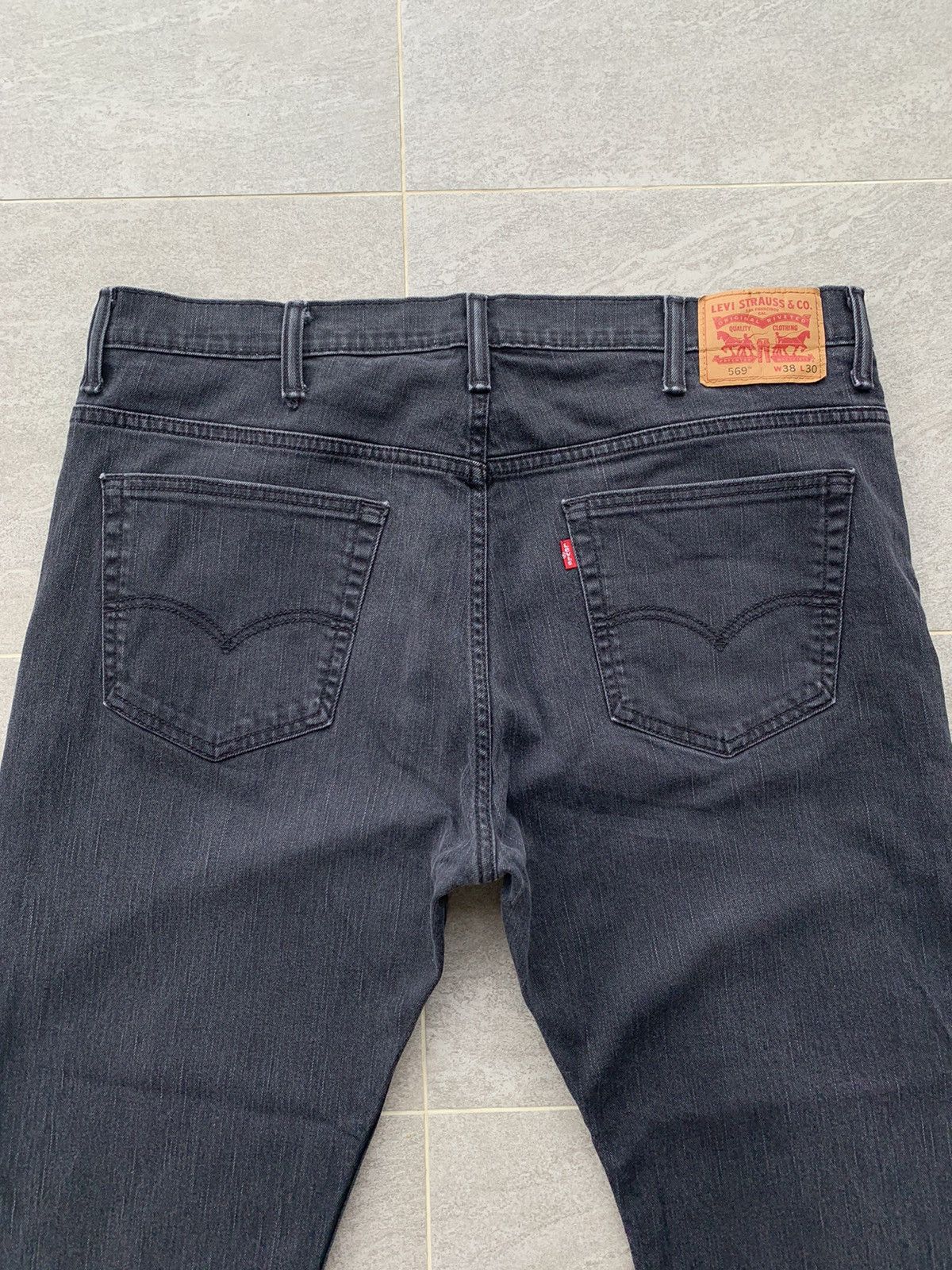 Levi's × Vintage vintage Levis 569 faded black jeans.. Size US 38 / EU 54 - 12 Thumbnail
