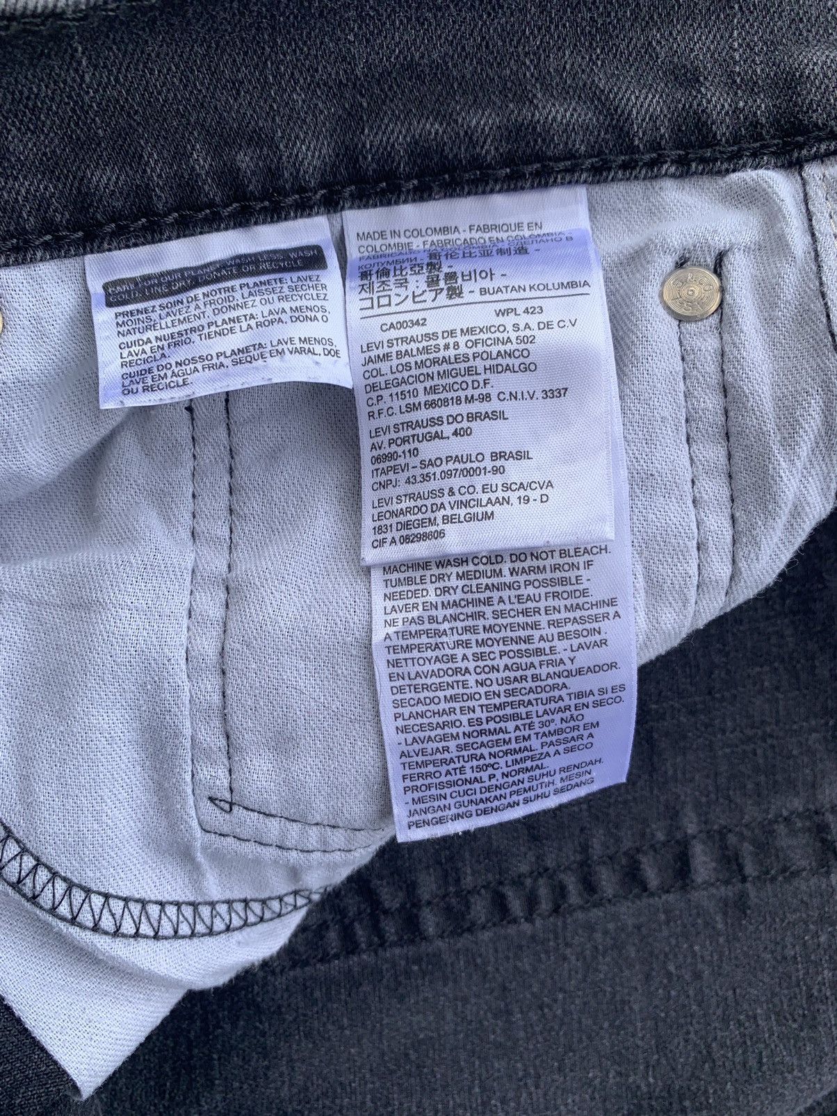 Levi's × Vintage vintage Levis 569 faded black jeans.. Size US 38 / EU 54 - 9 Thumbnail