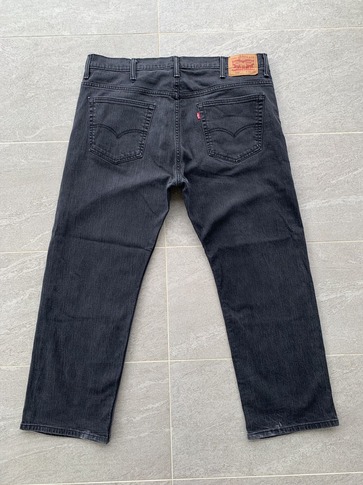 Levi's × Vintage vintage Levis 569 faded black jeans.. Size US 38 / EU 54 - 11 Thumbnail