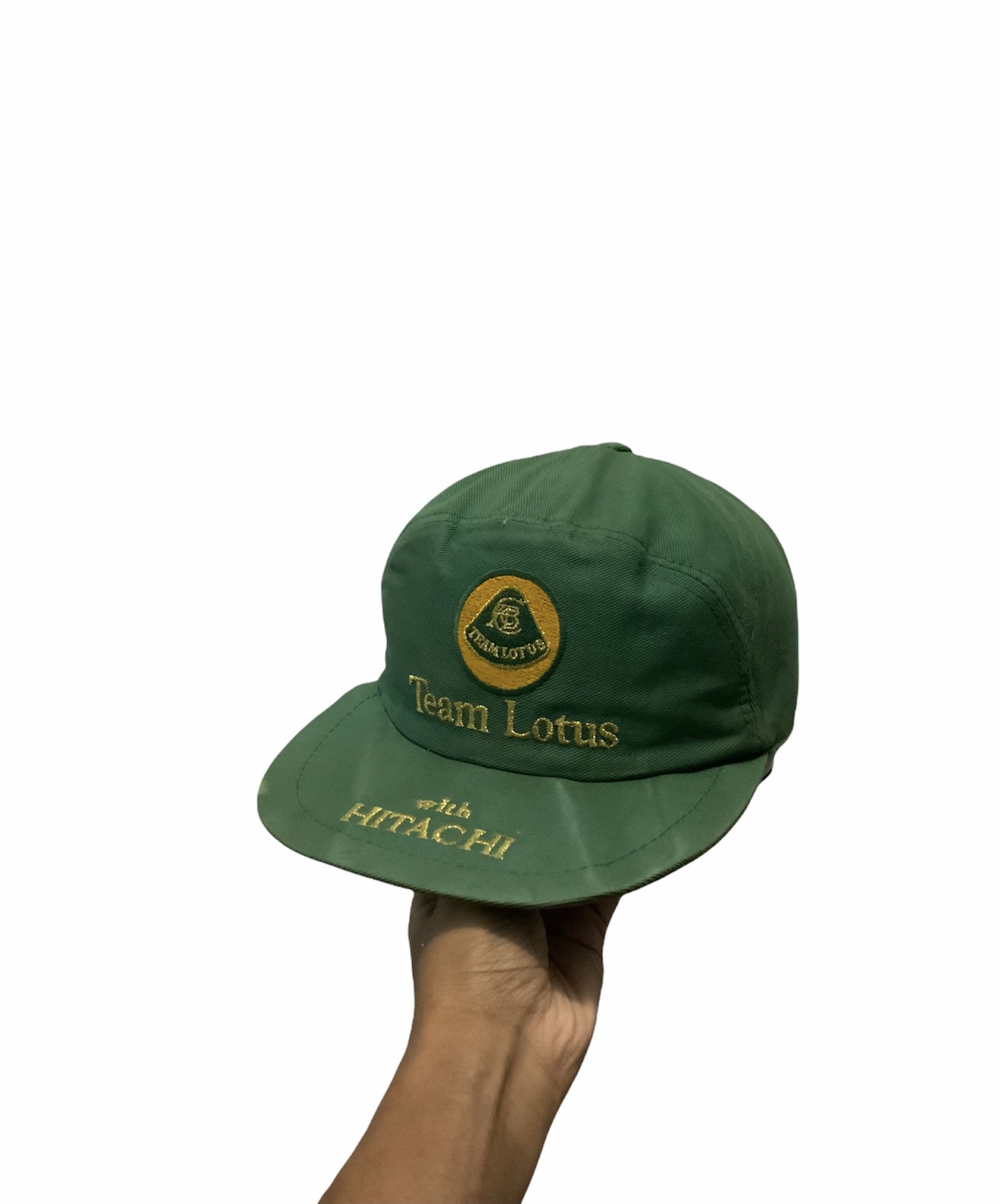 image of Lotus Since 1759 x Racing Vintage Team Lotus X Hitachi Hat/cap in Green, Men's