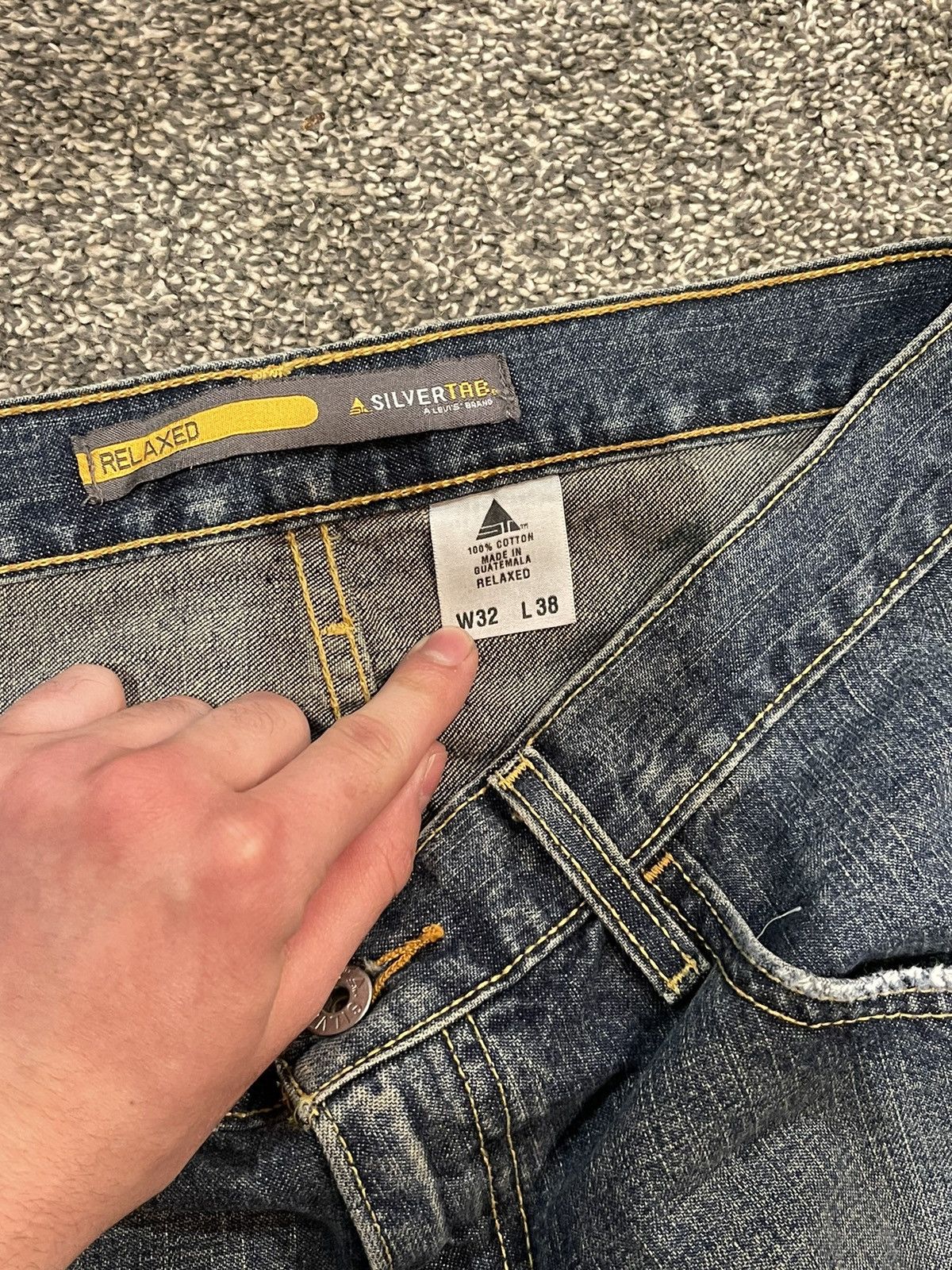 Levi's × Vintage Vintage SilverTab Levi’s 32x38 Size US 32 / EU 48 - 7 Thumbnail