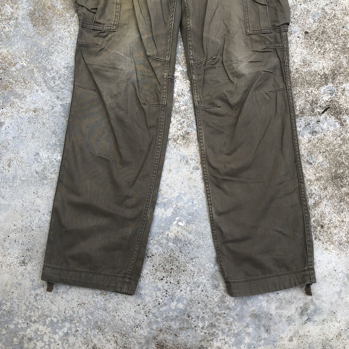 Japanese Brand CARGO PANTS MULTI BIKER DESIGN UNIQLO MILITARY COLLECTION Size US 34 / EU 50 - 7 Thumbnail