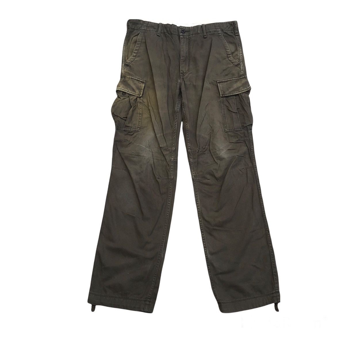 Japanese Brand CARGO PANTS MULTI BIKER DESIGN UNIQLO MILITARY COLLECTION Size US 34 / EU 50 - 1 Thumbnail