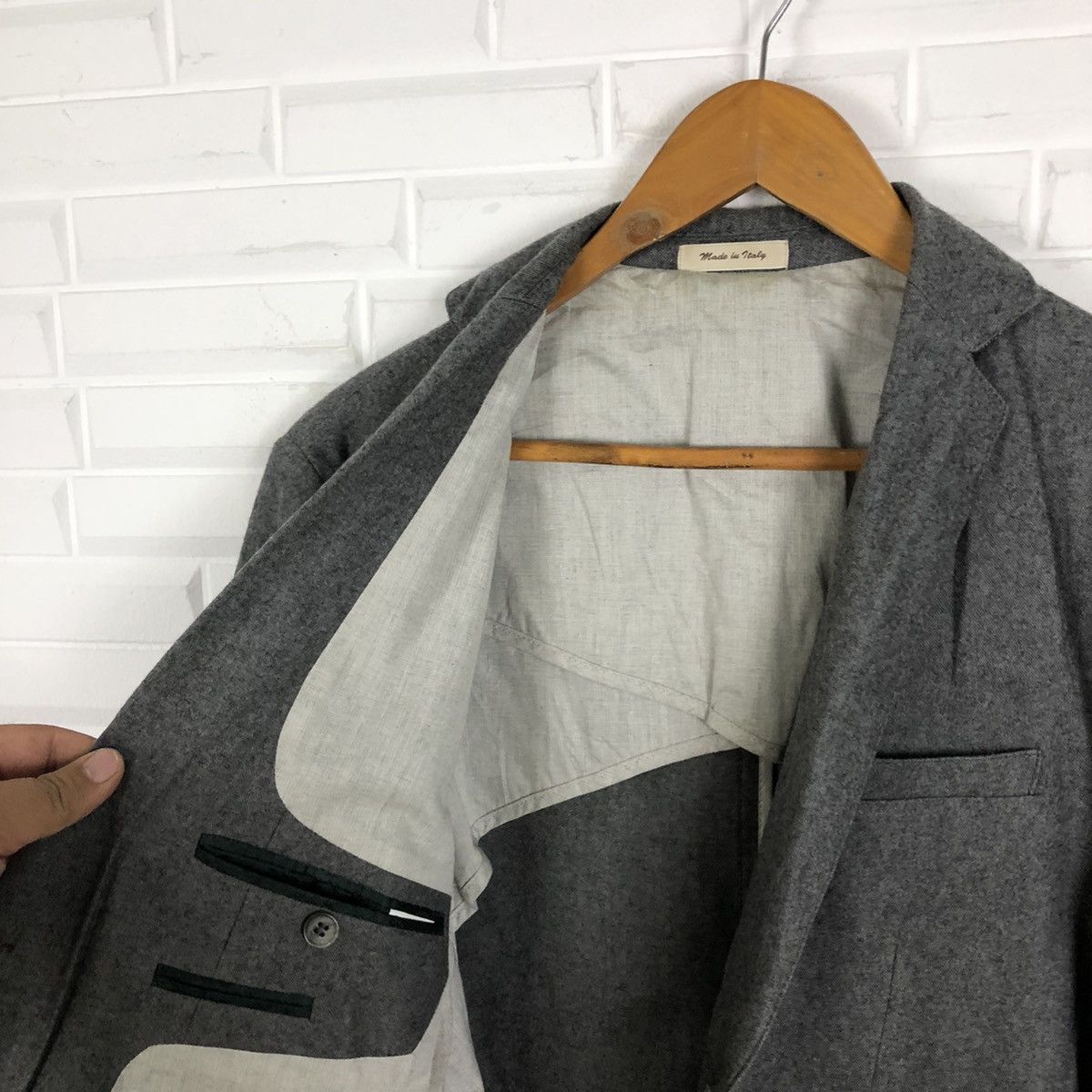 Vintage MR RICK TAILOR HANDMADE JACKET MADE IN ITALY Size US M / EU 48-50 / 2 - 11 Thumbnail