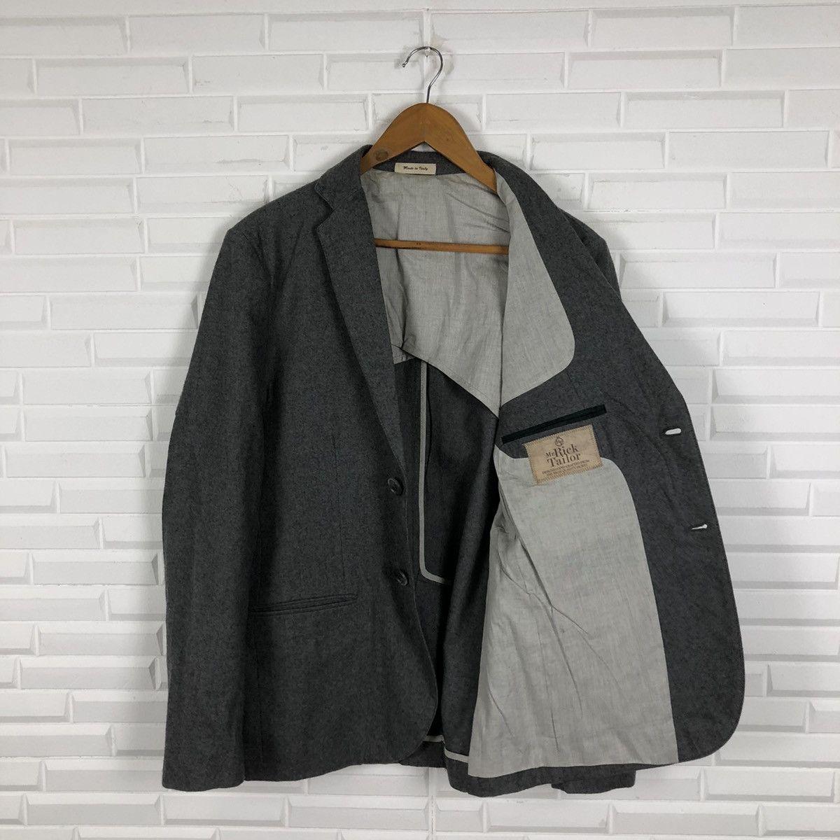 Vintage MR RICK TAILOR HANDMADE JACKET MADE IN ITALY Size US M / EU 48-50 / 2 - 9 Thumbnail